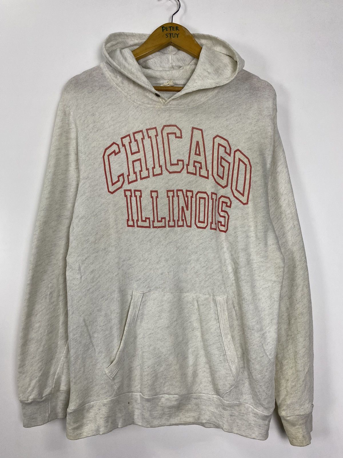 Vintage Vintage Chicago Illinois hoodies Size US L / EU 52-54 / 3 - 3 Thumbnail