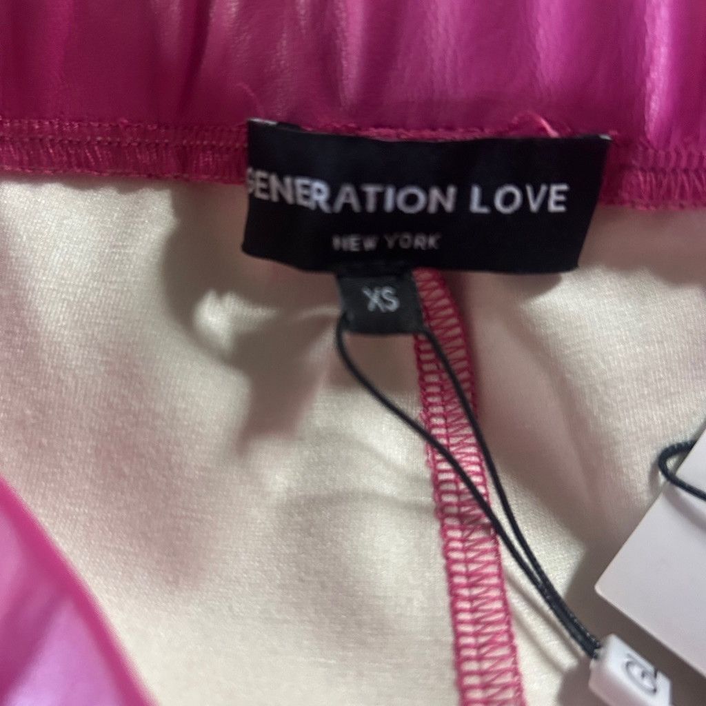 Generation Love Women's Generation Love Pink Leggings XS Size 25" / US 0 / IT 36 - 8 Thumbnail