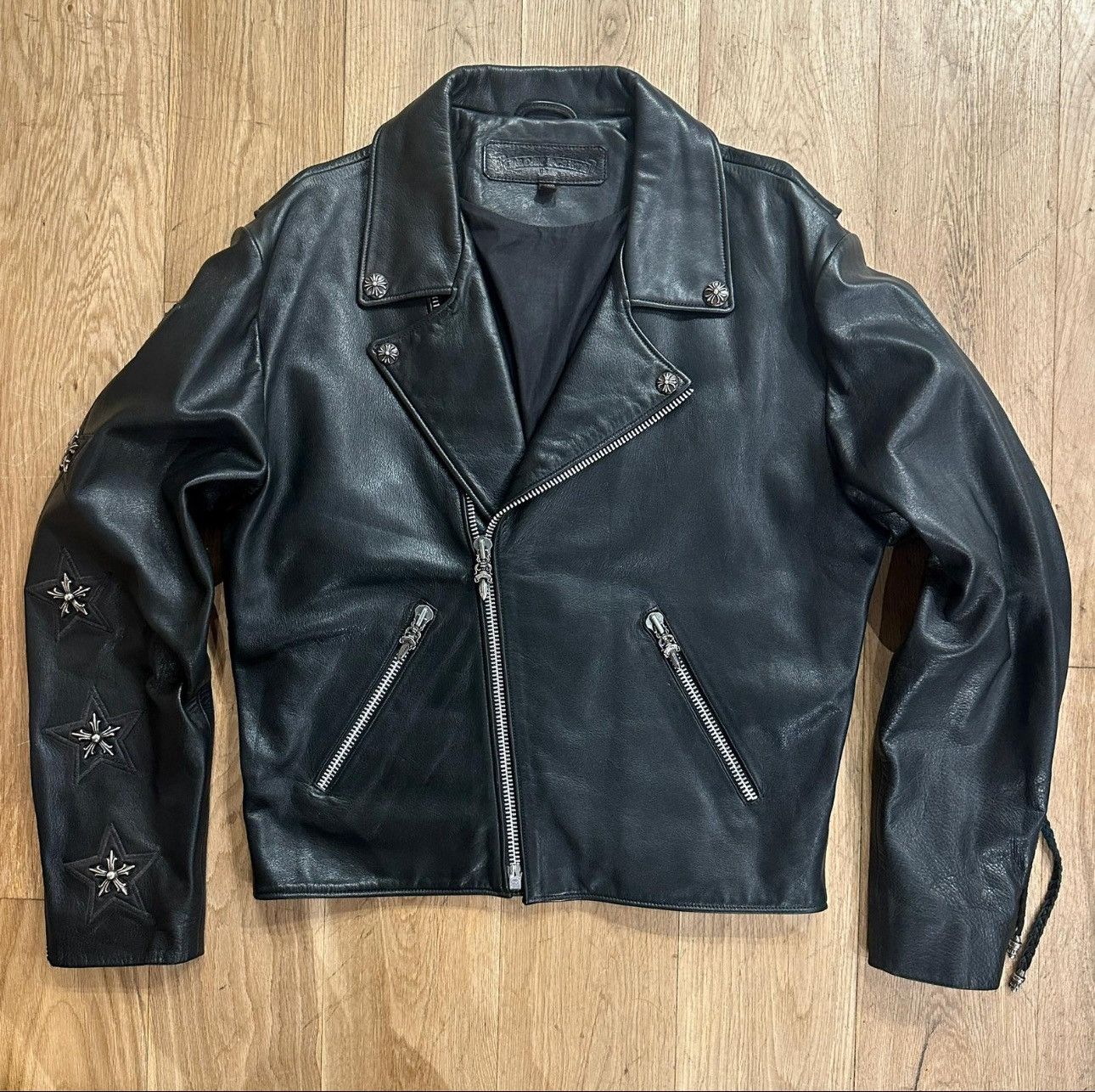 Chrome Hearts 1993 Chrome Hearts Lace-Up Leather Jacket Size US L / EU 52-54 / 3 - 2 Thumbnail