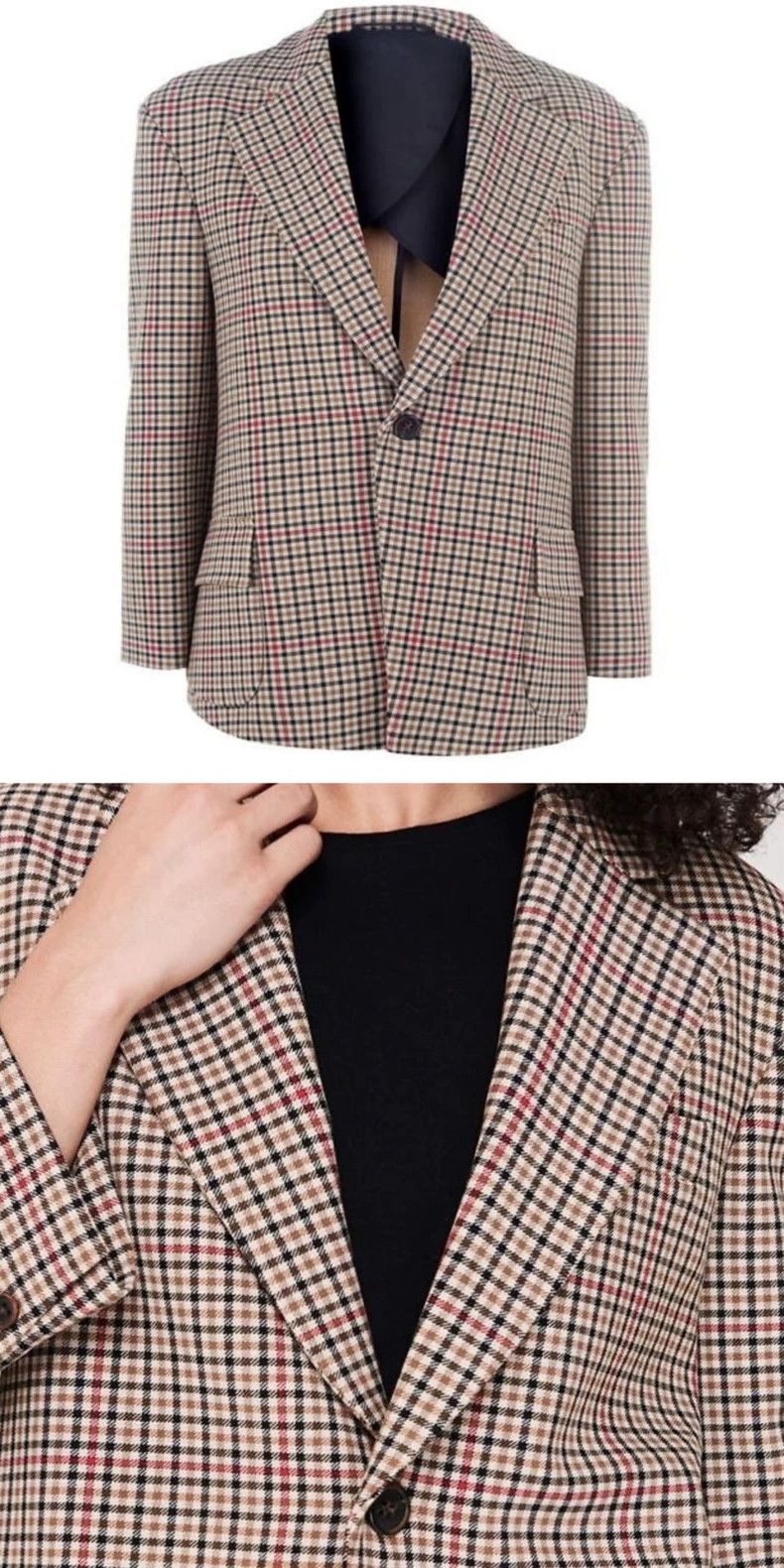 Vivienne Westwood Vivienne Westwood Vintage plaid nine-sleeve suit jacket Size M / US 6-8 / IT 42-44 - 6 Thumbnail
