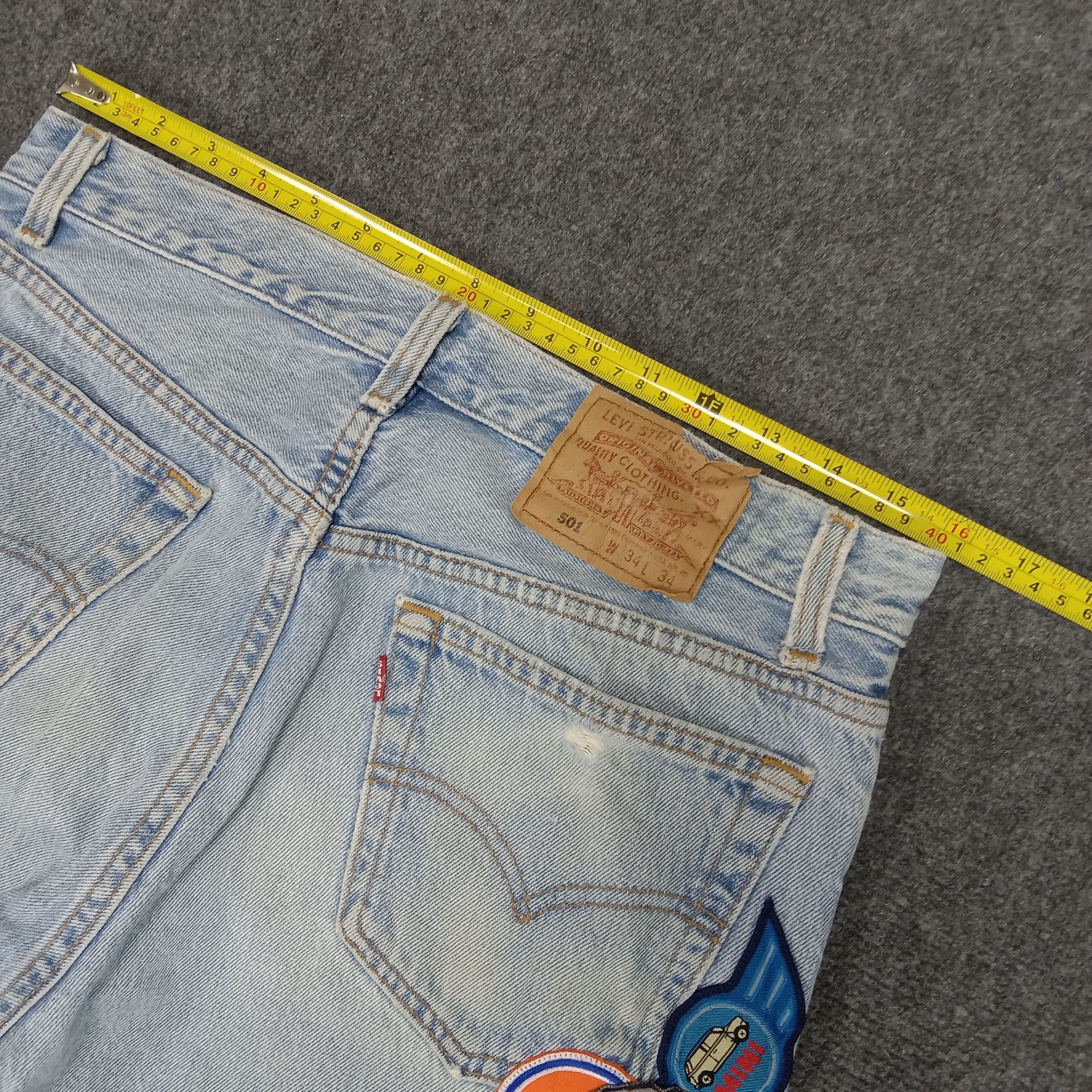 Levi's × Vintage Levi's American Style Custom Patchwork Denim Jeans Size US 33 - 11 Thumbnail