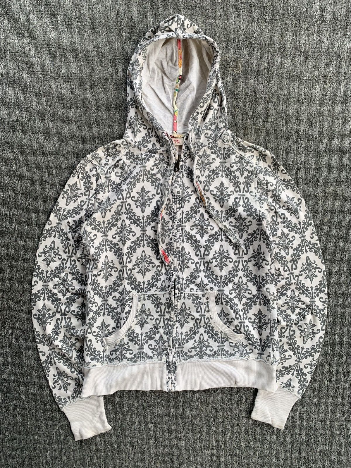 Mossimo Mossimo Sick Tribal Full Printed Distressed Jacket Hoodie Size US M / EU 48-50 / 2 - 7 Thumbnail