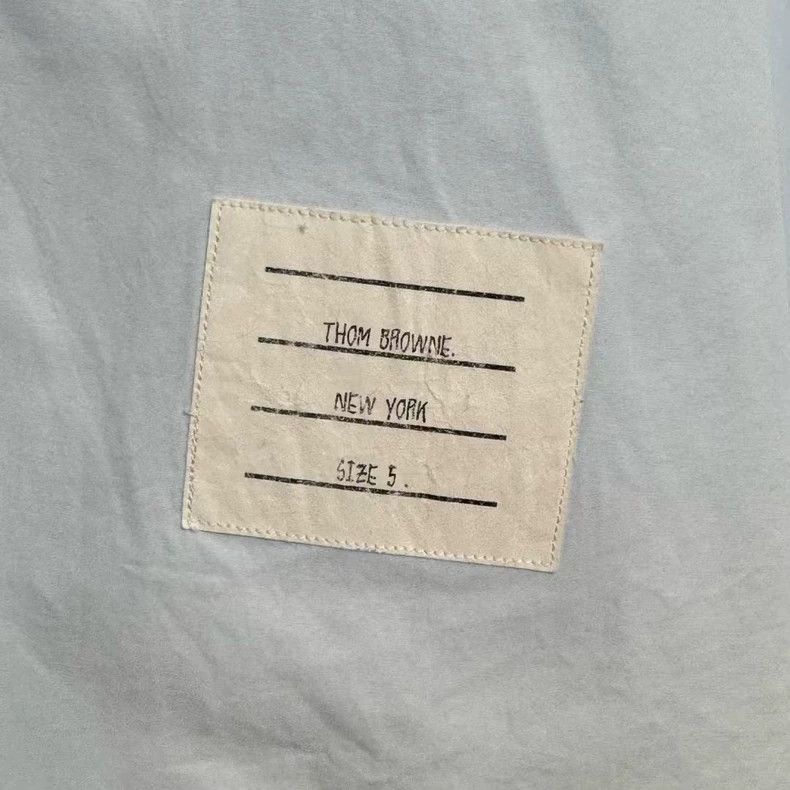 Thom Browne Thom Browne Blue two-sleeved shirt Size US XXL / EU 58 / 5 - 4 Thumbnail