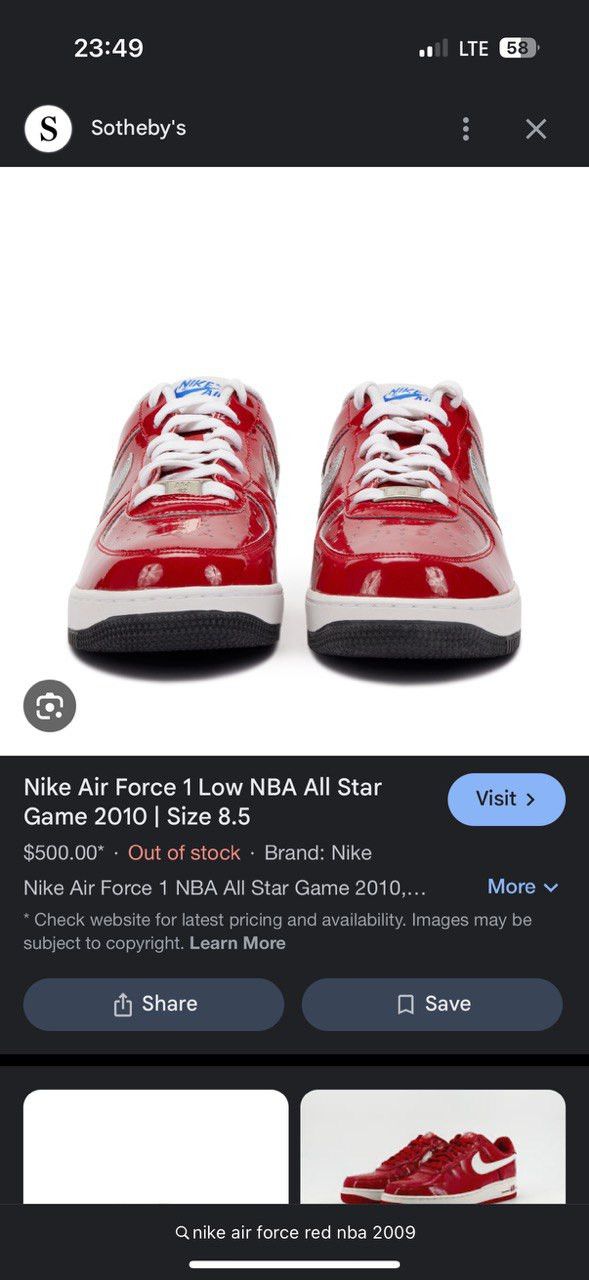 Nike Nike AF1 NBA 2009 Air Force Shoes Y2k Size US 9.5 / EU 42-43 - 3 Thumbnail