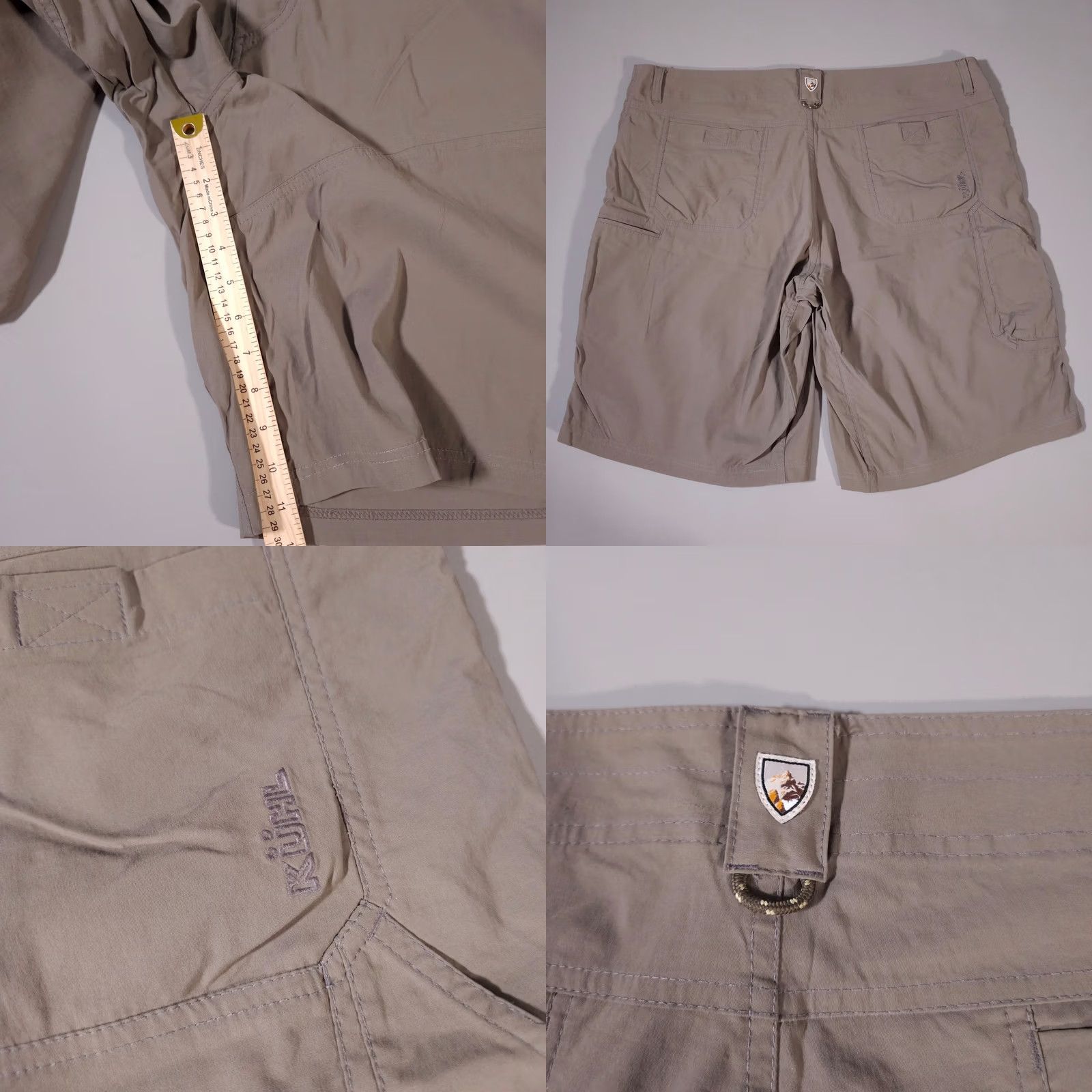 Kuhl Renegade Shorts Mens 42 Brown Hiking Cargo Stretch 11 Inseam