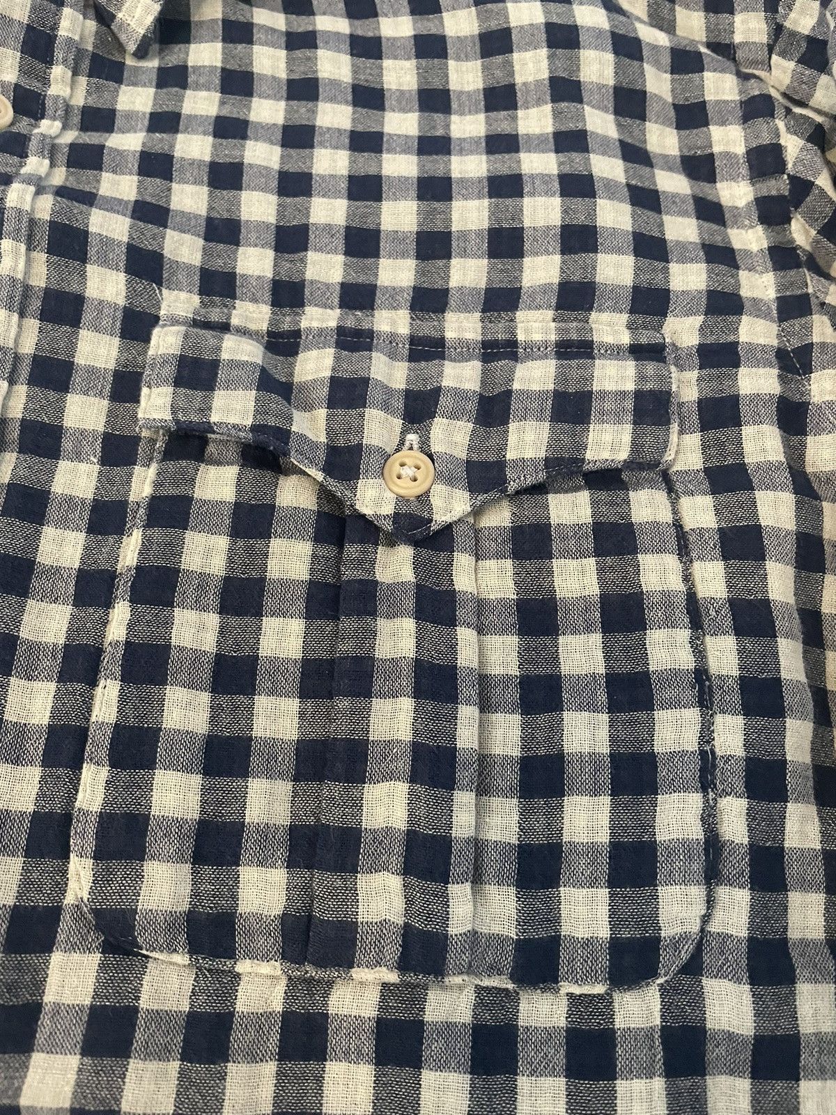 Polo Ralph Lauren × Vintage Double Faced Check Print Patch Pocket Shirt Size US XL / EU 56 / 4 - 3 Thumbnail