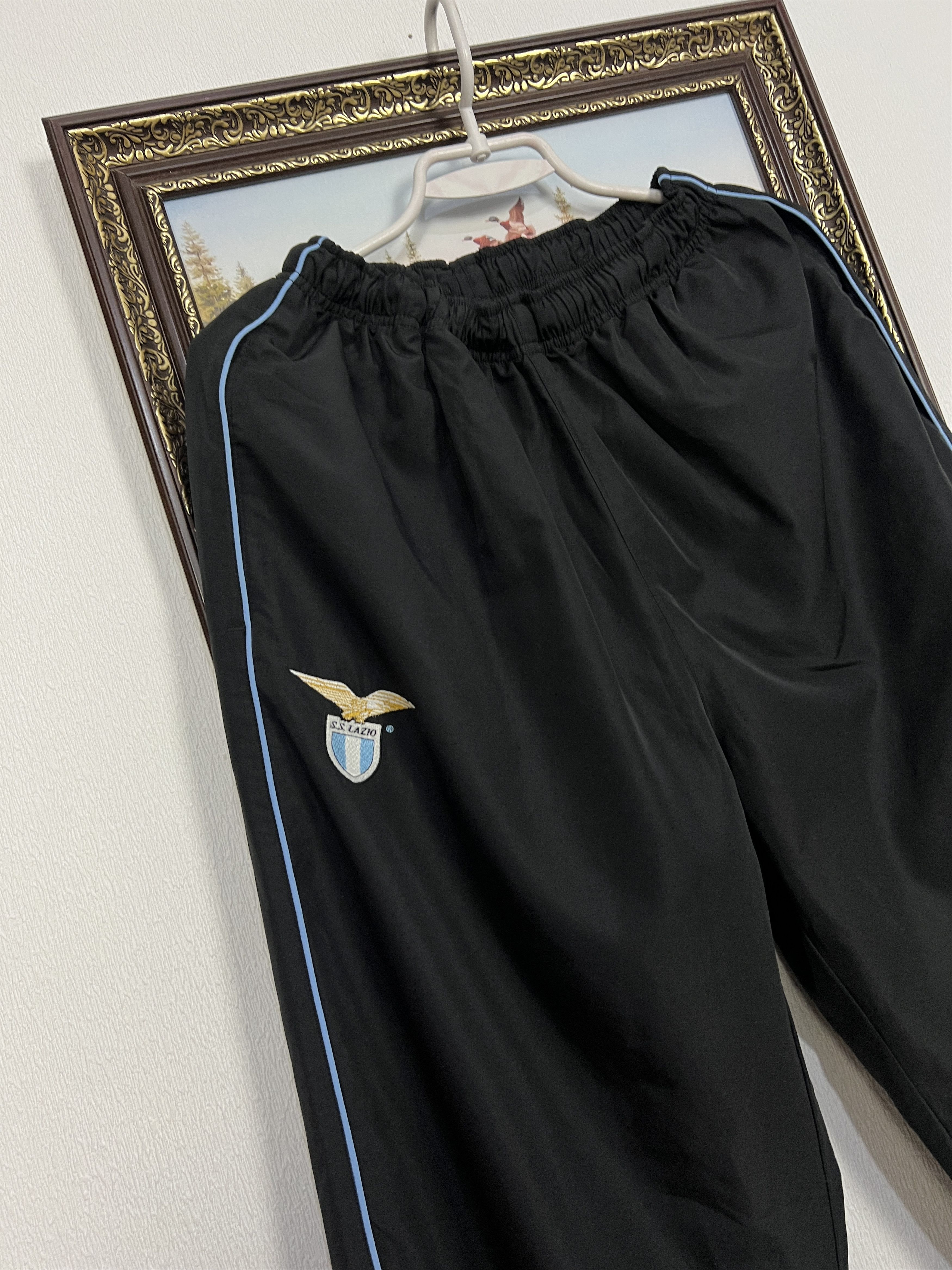 Puma Vintage Lazio Football Pants Soccer Athletic Sweatpants Size US 36 / EU 52 - 3 Thumbnail