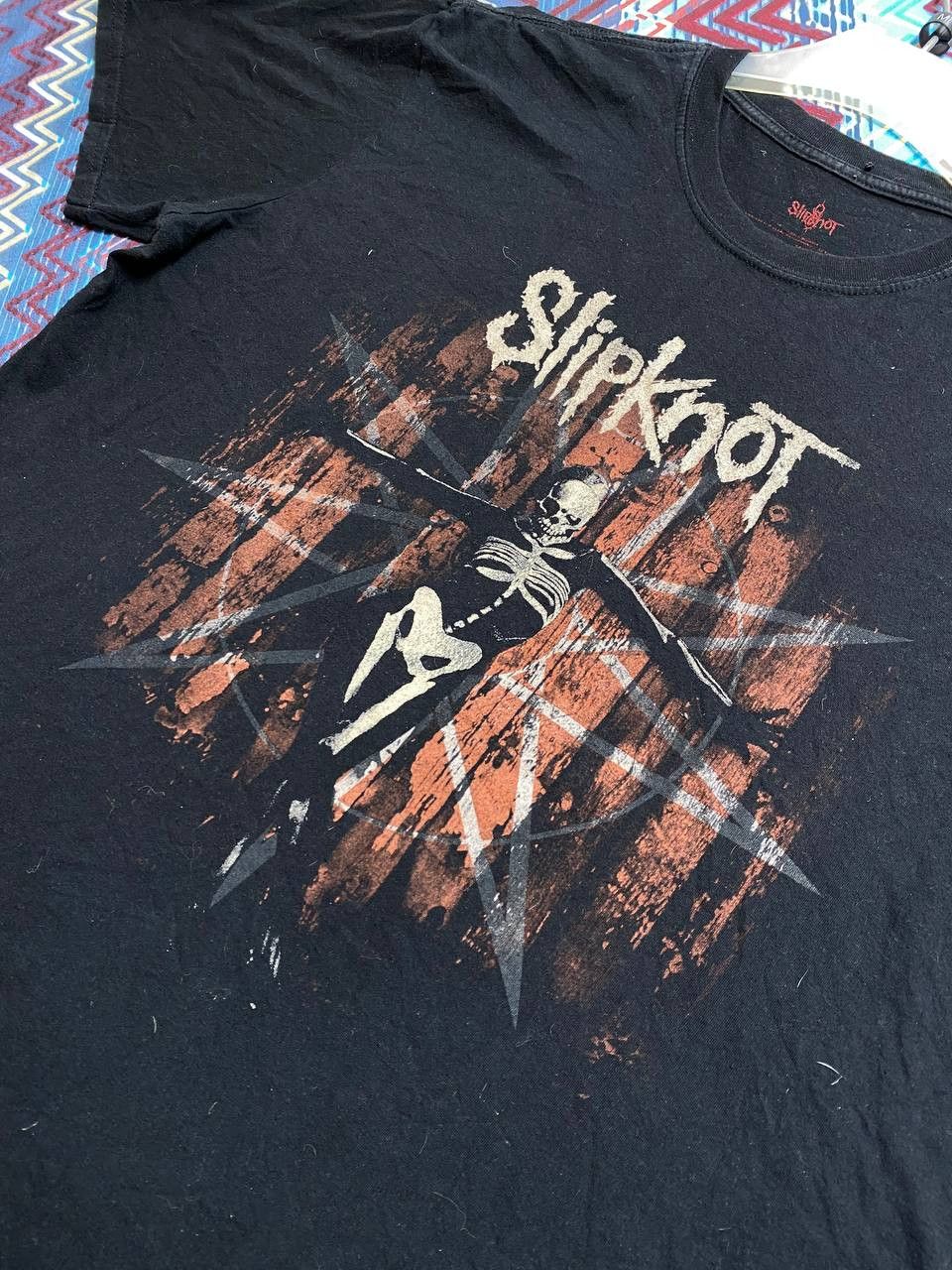 Slipknot Streetwear T-Shirt Slipknot big logo black Y2K Vintage Size US XL / EU 56 / 4 - 3 Thumbnail