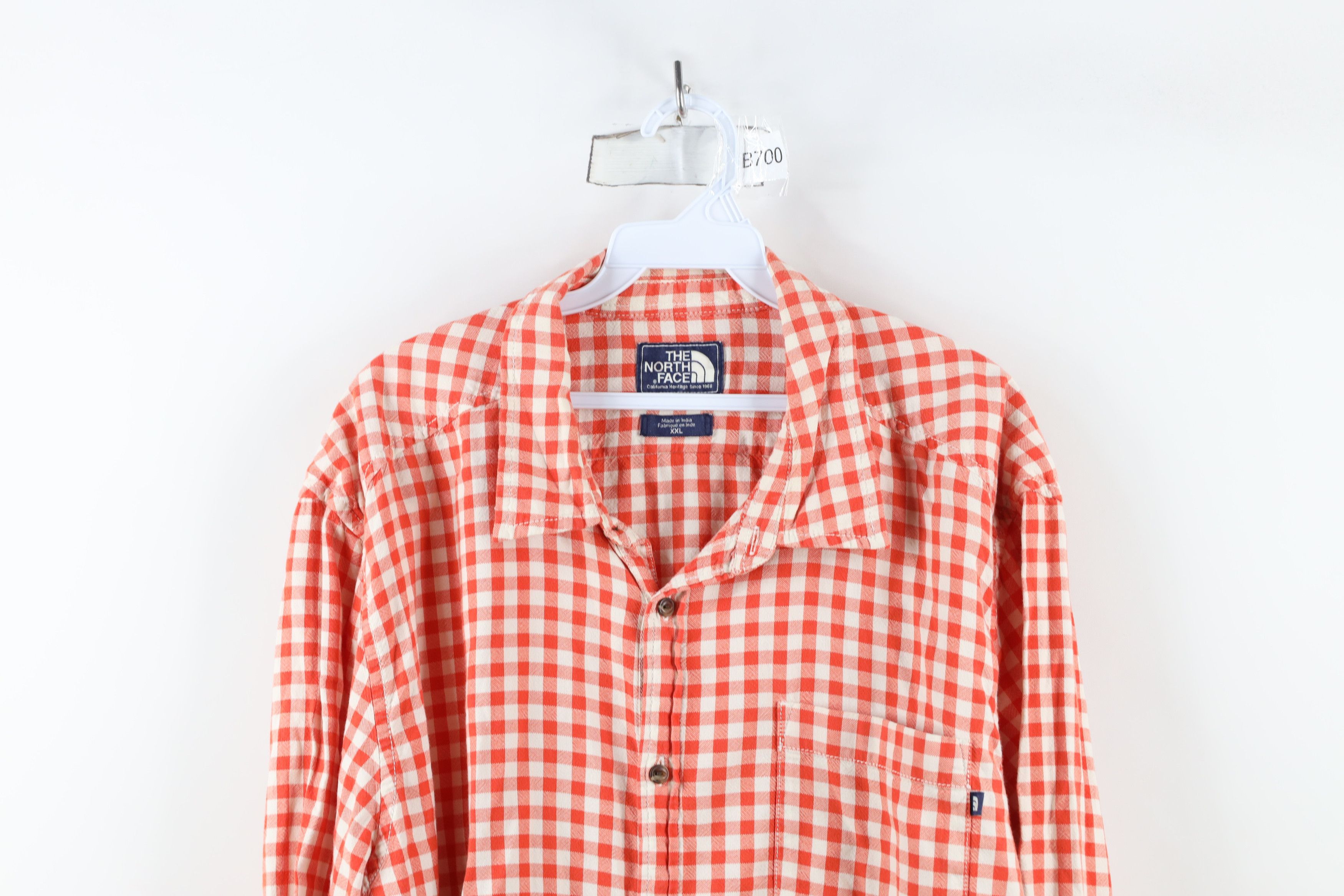 The North Face × Vintage Vintage The North Face Flannel Collared Button Shirt Plaid Size US XXL / EU 58 / 5 - 2 Thumbnail