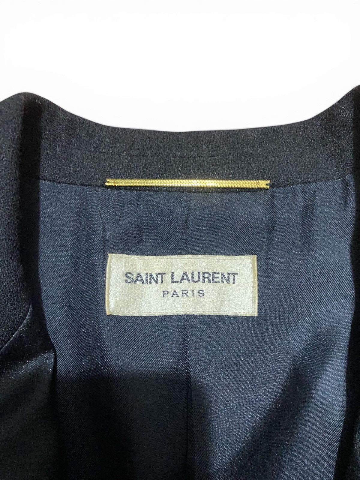Saint Laurent Paris Saint Laurent Paris Hedi Slimane Wool Blazer Size S / US 4 / IT 40 - 2 Thumbnail