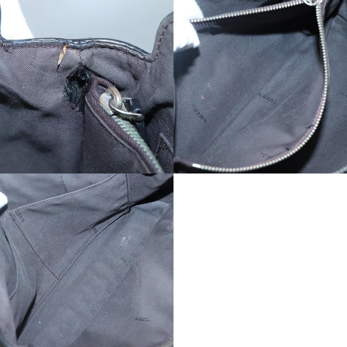 Fendi FENDI Hand Bag Leather Black Silver Size ONE SIZE - 13 Thumbnail