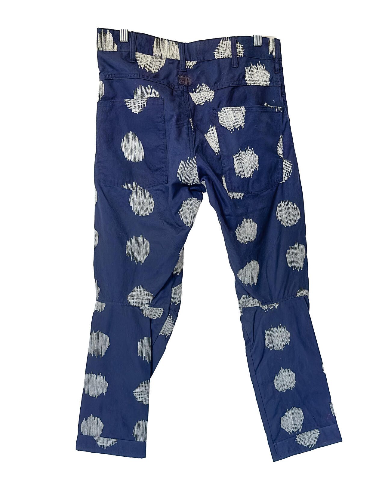 Other G-Star RAW x Pharrell 5622 3D Tapered Sashiko Dot Navy Pants Size US 33 - 2 Thumbnail
