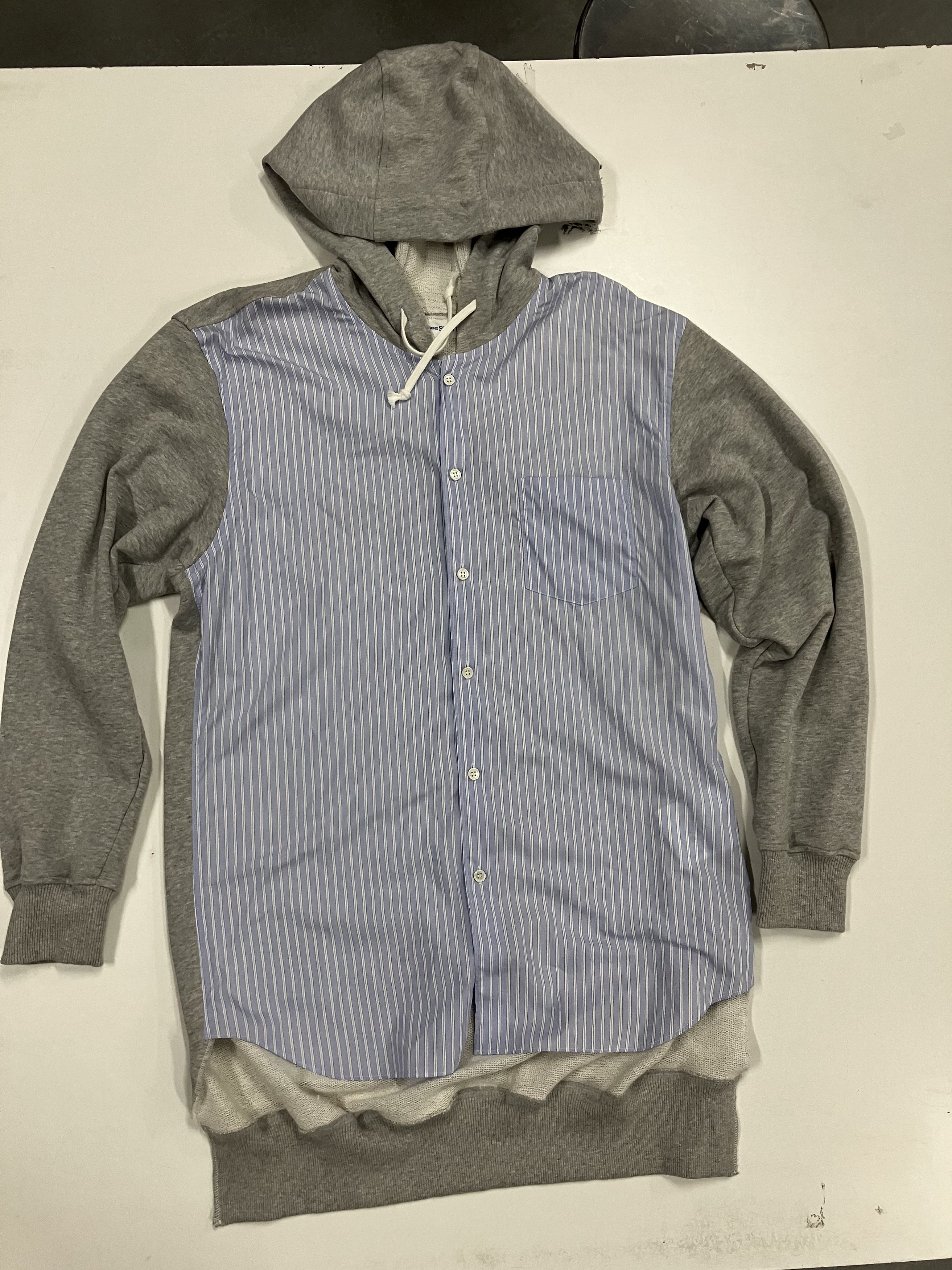 21AW Parka Docking Stripe Shirt