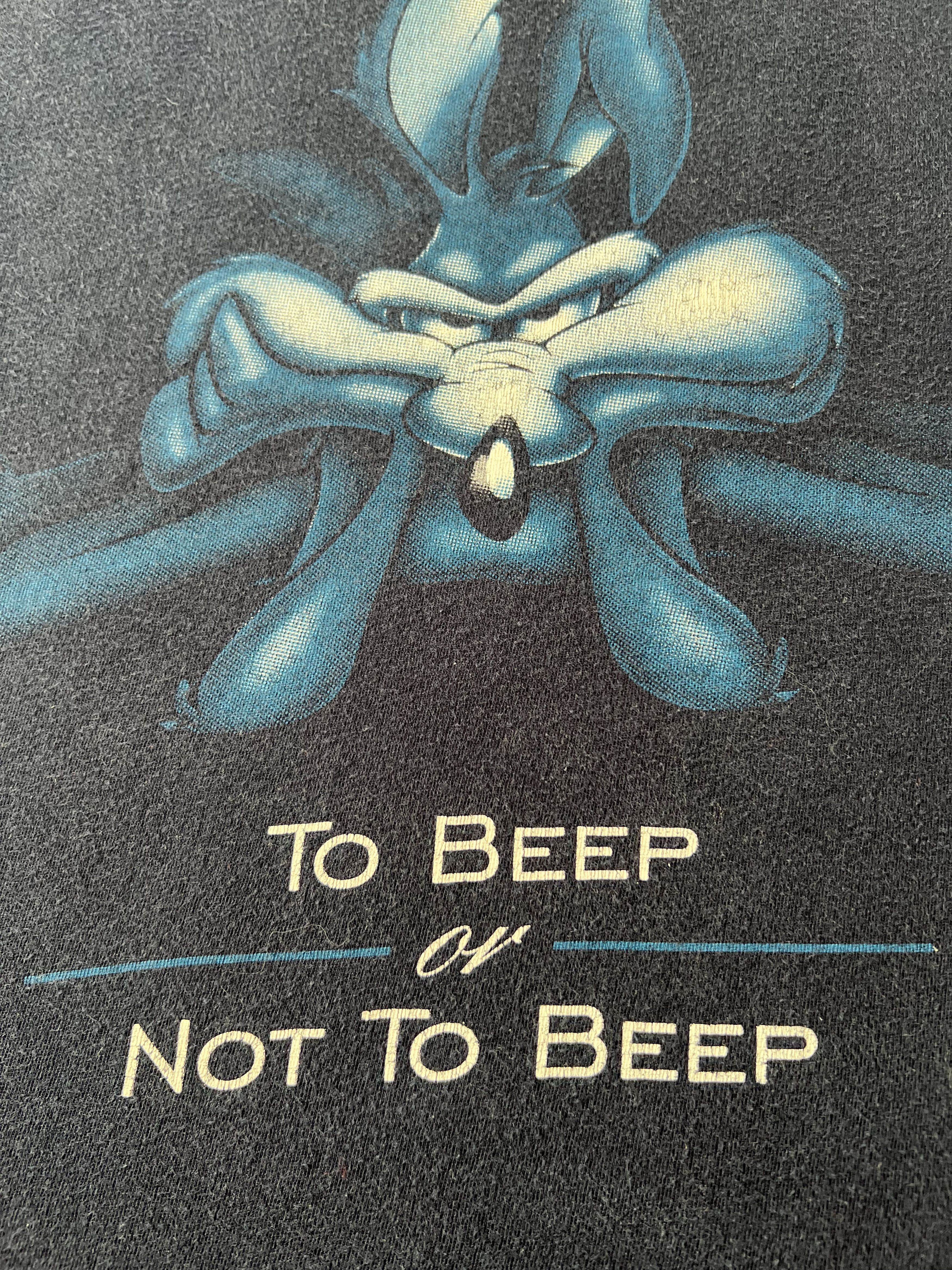 Warner Bros Vintage 1998 Wile E. Coyote Cartoon Warner Bros T-shirt Size US L / EU 52-54 / 3 - 5 Thumbnail