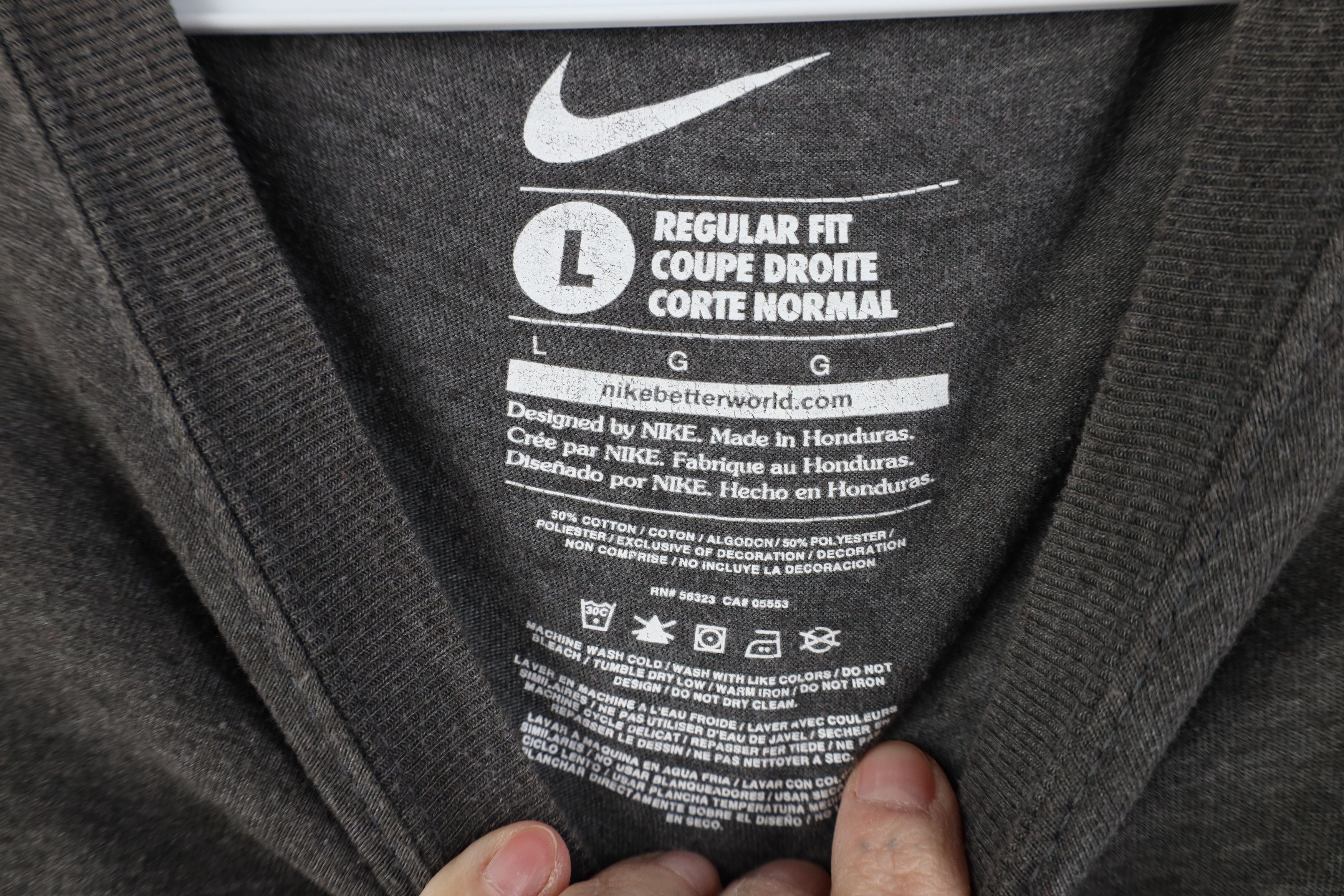 Nike Vintage Y2K Nike Scott Center Swoosh Jersey Knit T-Shirt Size US L / EU 52-54 / 3 - 7 Thumbnail