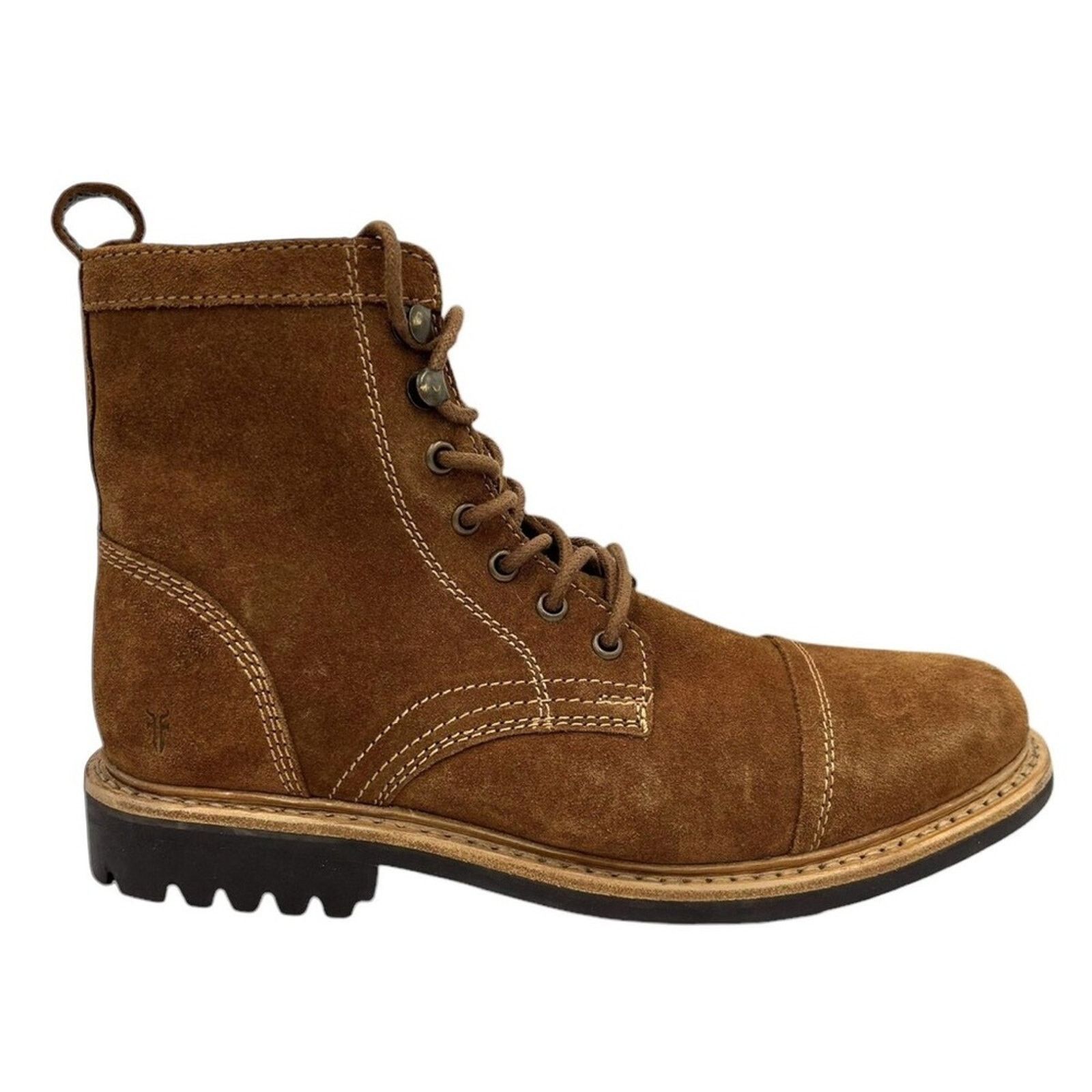 Frye Frye Russell Men SIZE 10 Tan Leather Suede Cap Boot Size US 10 / EU 43 - 1 Thumbnail
