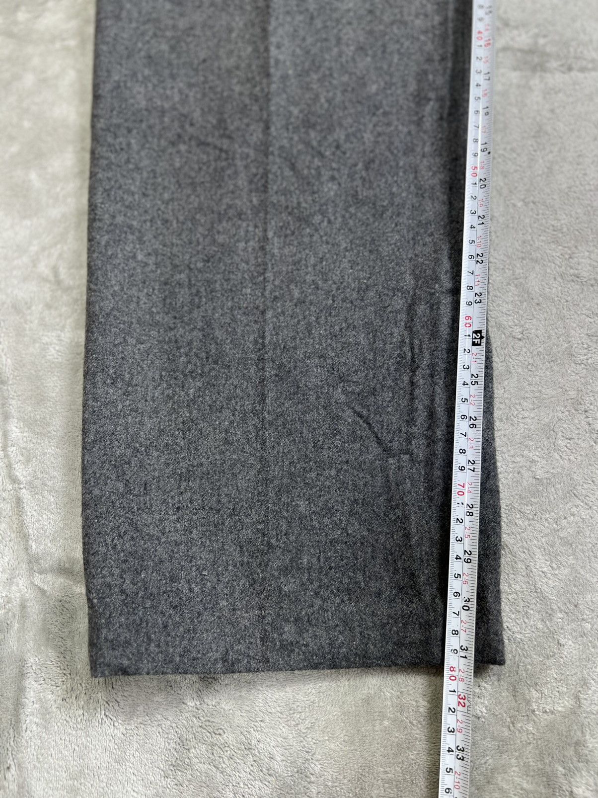 Levi's Vintage Clothing Vintage 1990s Levi’s Made in Italy Wool Blend Grey Wide Leg Size US 34 / EU 50 - 9 Thumbnail