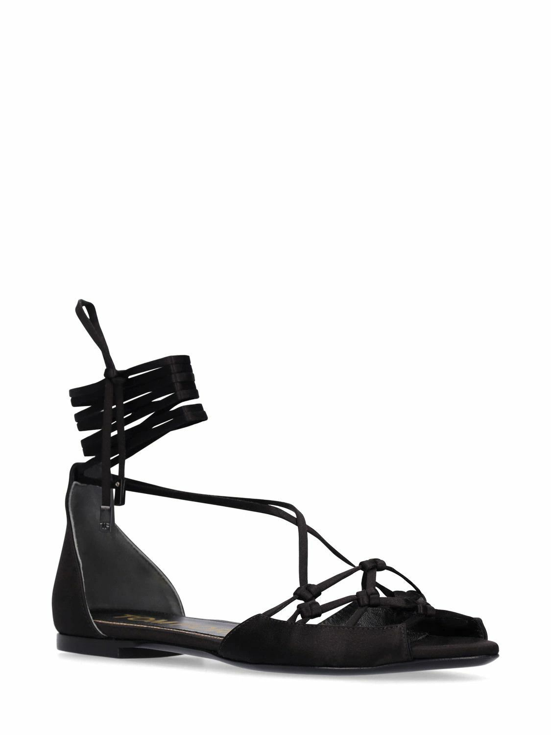 Tom Ford o1y0126 Flat Sandals in Black Size US 6 / IT 36 - 2 Thumbnail