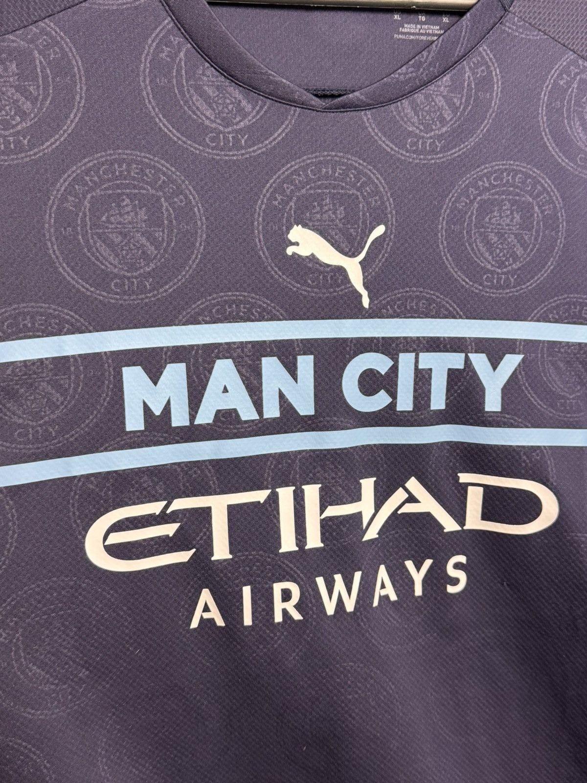 Puma Manchester City 21/22 Third Football Jersey Size US XL / EU 56 / 4 - 3 Thumbnail