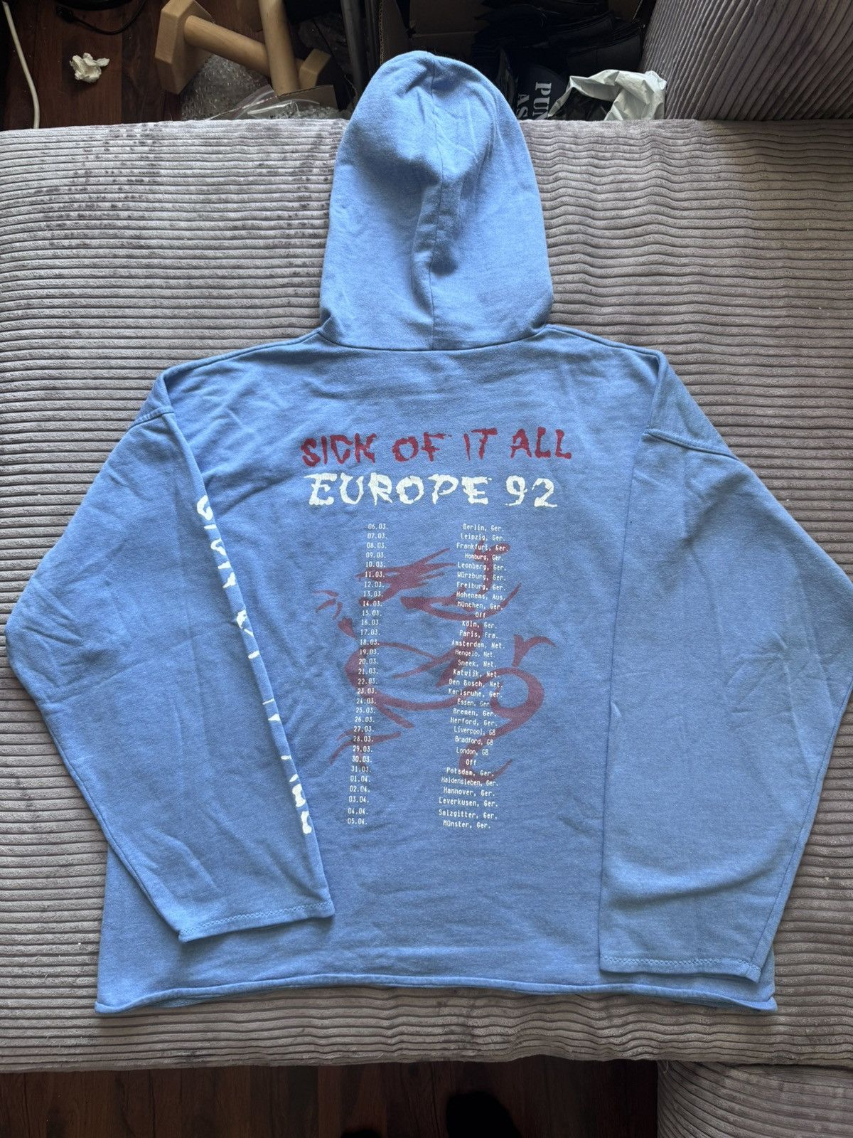 Band Tees Vintage 90s Sick of it All Hoodie stand alone Hardcore band Size US L / EU 52-54 / 3 - 2 Thumbnail