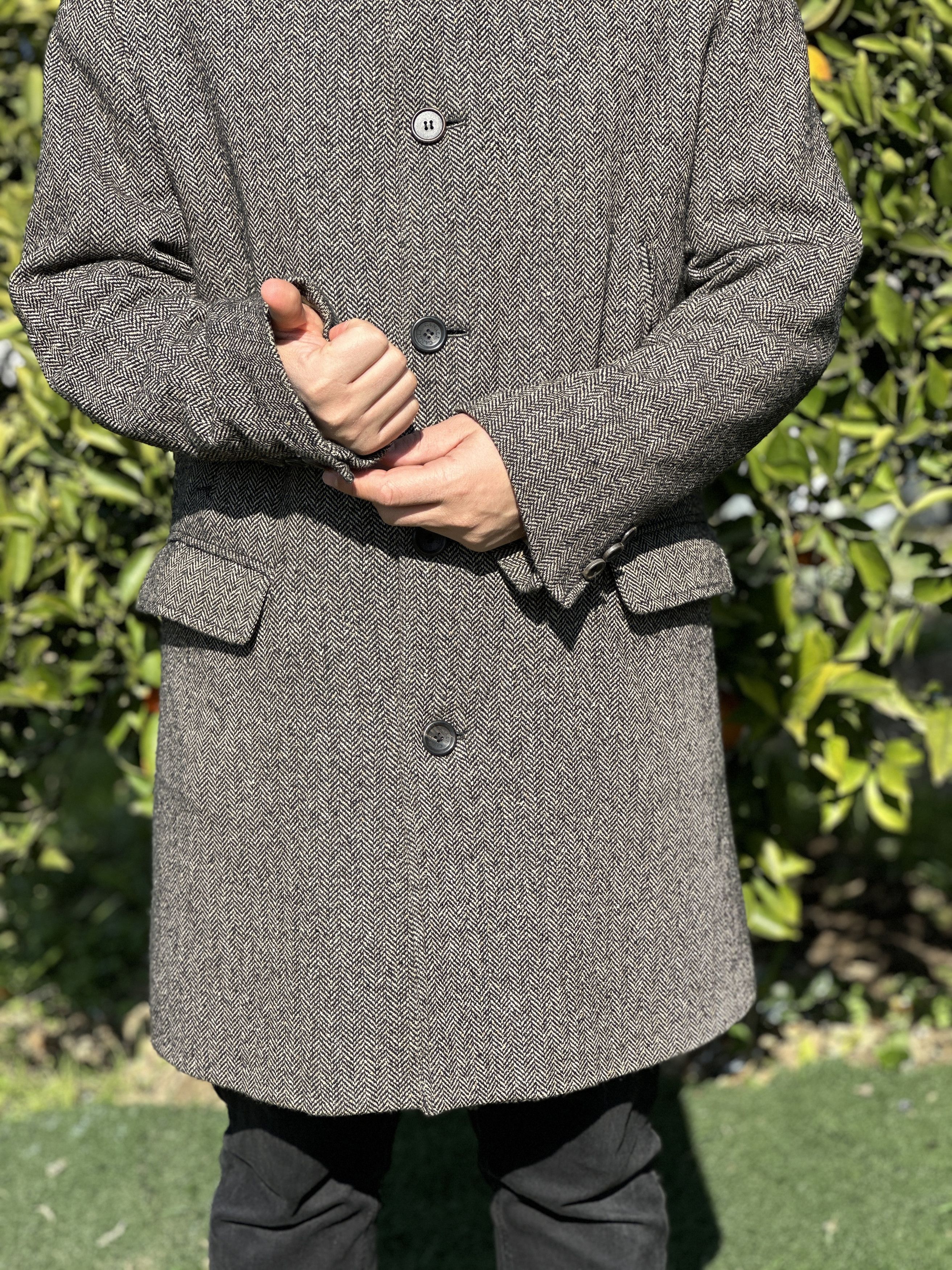 Canali Seta Canali Tweed Knit Style Royal Trench Jacket Size 50 Size US M / EU 48-50 / 2 - 10 Thumbnail