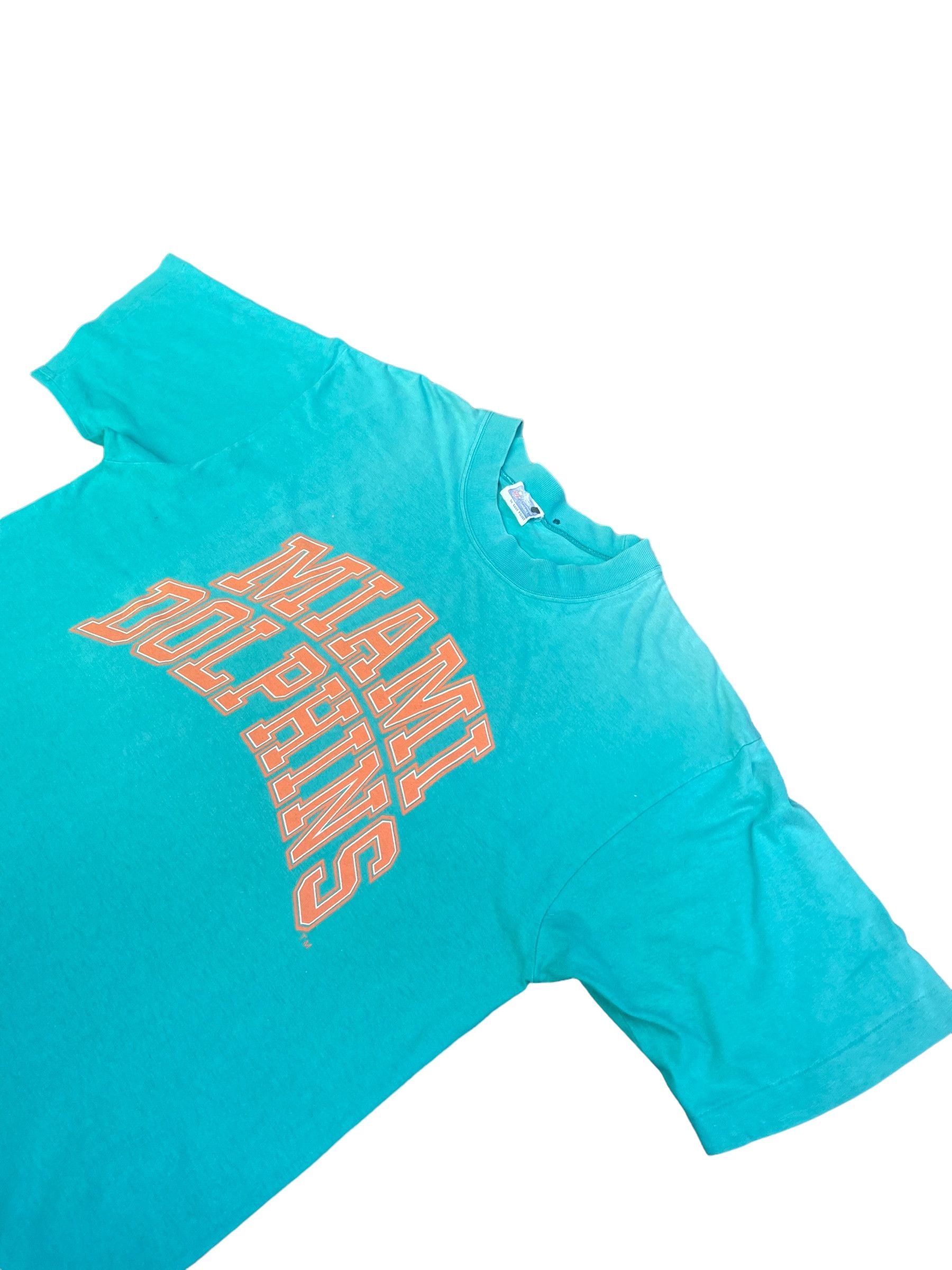 NFL Vintage Miami Dolphin Tshirt Size US L / EU 52-54 / 3 - 2 Thumbnail