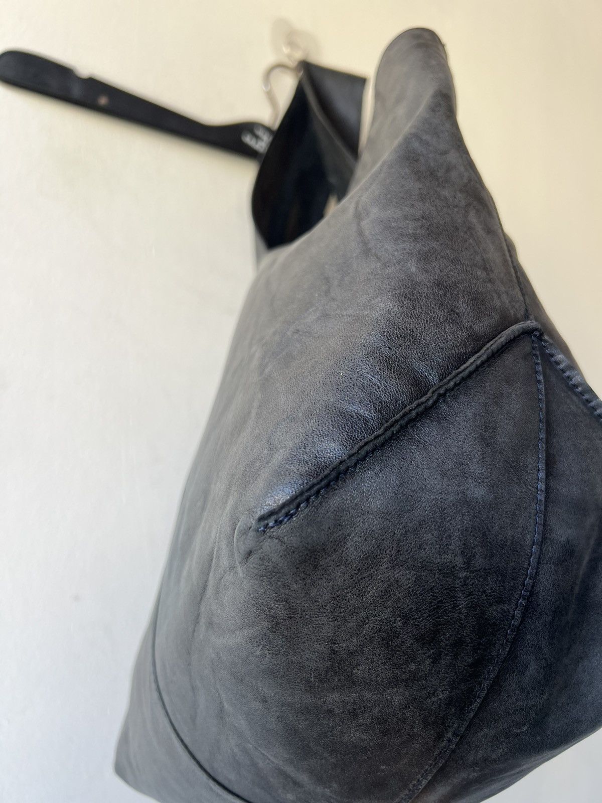 Leather Jurgen Lehl Japan Faded Patina Leather Asymmetrical Bag Size ONE SIZE - 22 Thumbnail