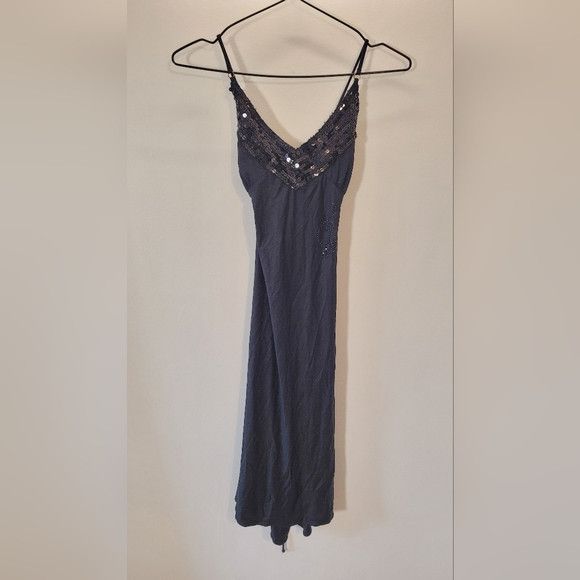 Other Baby Phat Y2k Black Sequins Midi Dress Open Back - Xs Size XS / US 0-2 / IT 36-38 - 1 Thumbnail