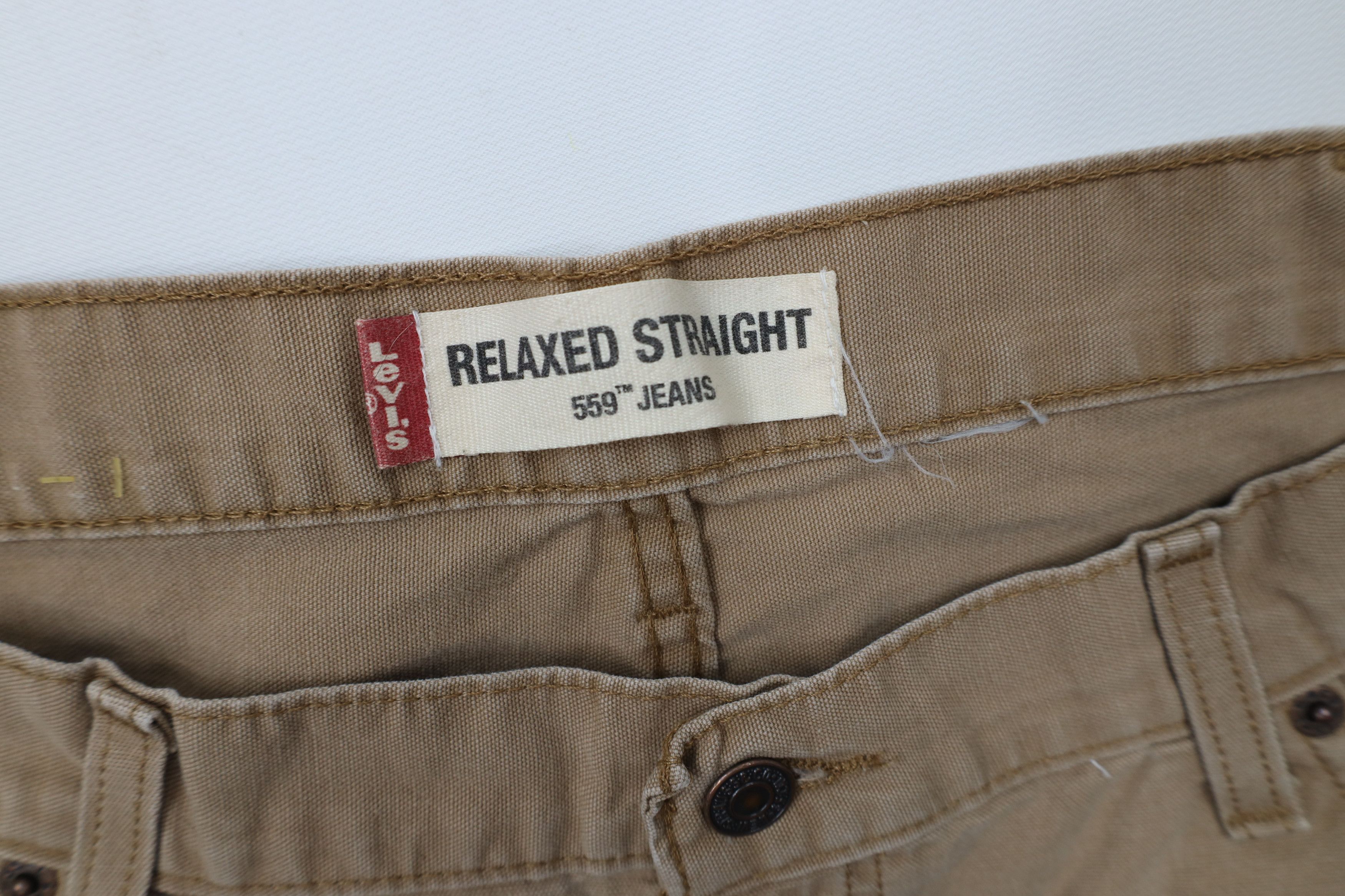 Levi's Vintage Y2K 2004 Levis 559 Relaxed Straight Wide Leg Pants Size US 40 / EU 56 - 7 Thumbnail