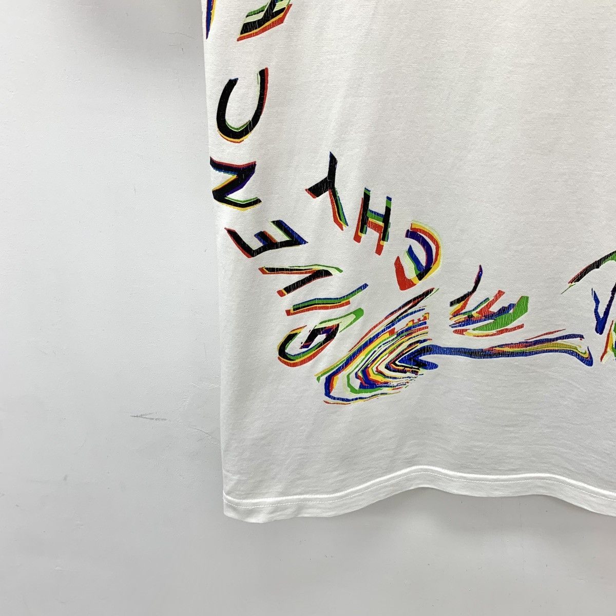 Givenchy Givenchy Graffiti Logo Print Short Sleeve T-Shirt K26WX Size US S / EU 44-46 / 1 - 4 Thumbnail