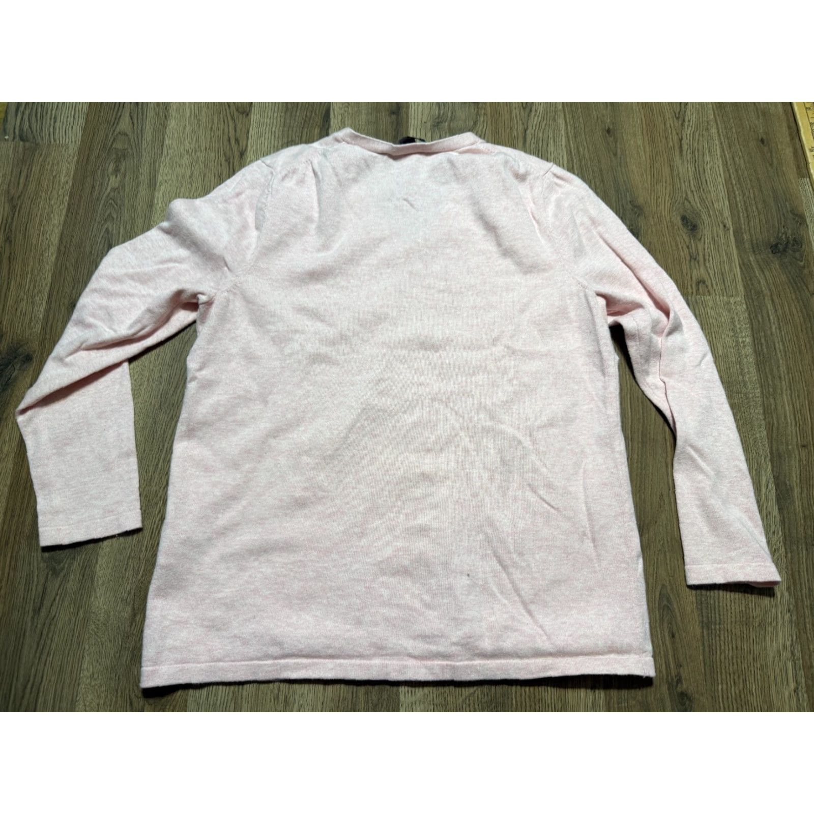 Tommy Hilfiger Tommy Hilfiger Shirt Women's Size XL Pink Long Sleeve V-neck Size XL / US 12-14 / IT 48-50 - 2 Thumbnail