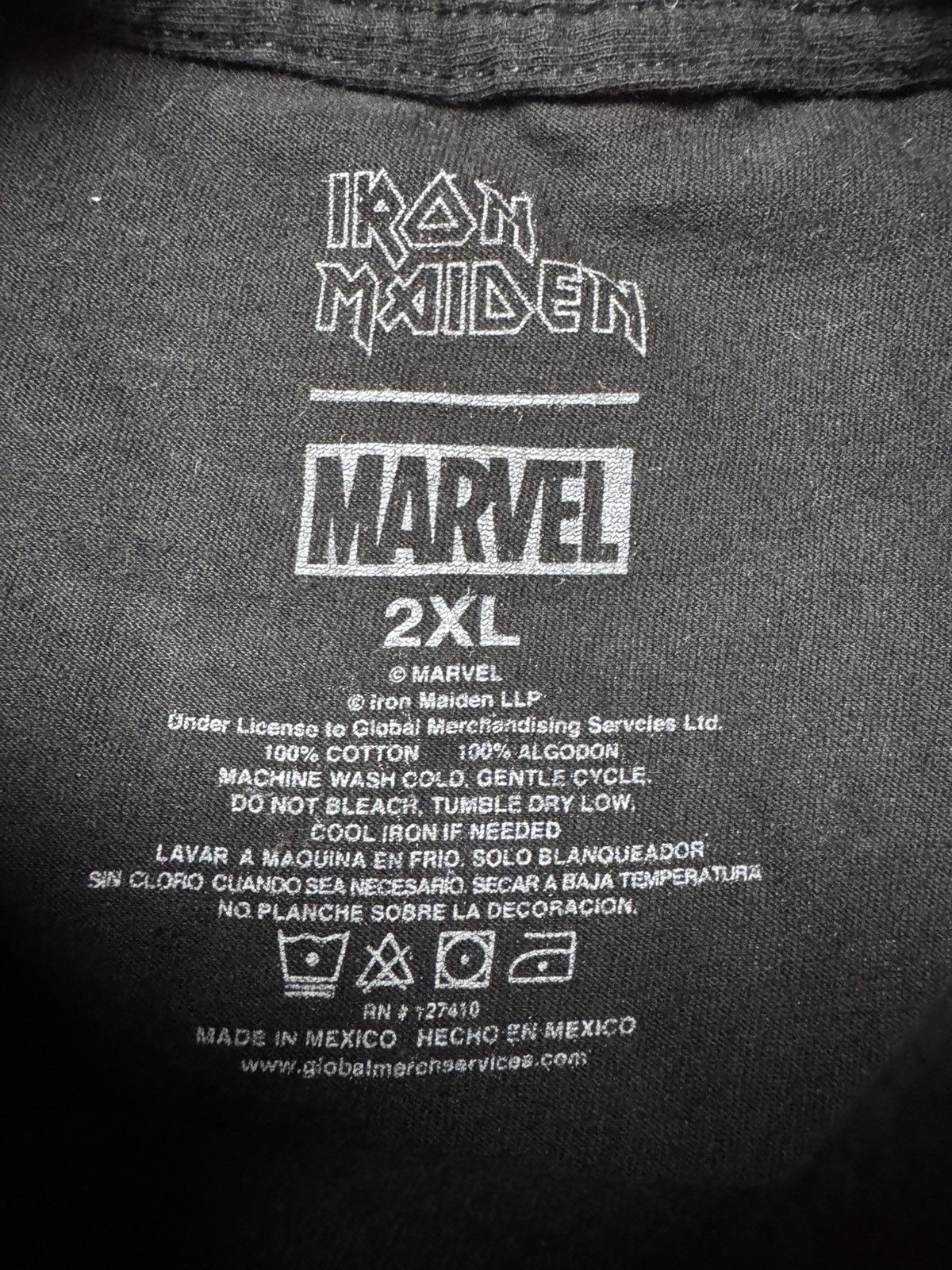 Iron Maiden Iron Maiden x Marvel Stranger In A Strange Land Size US XXL / EU 58 / 5 - 2 Thumbnail