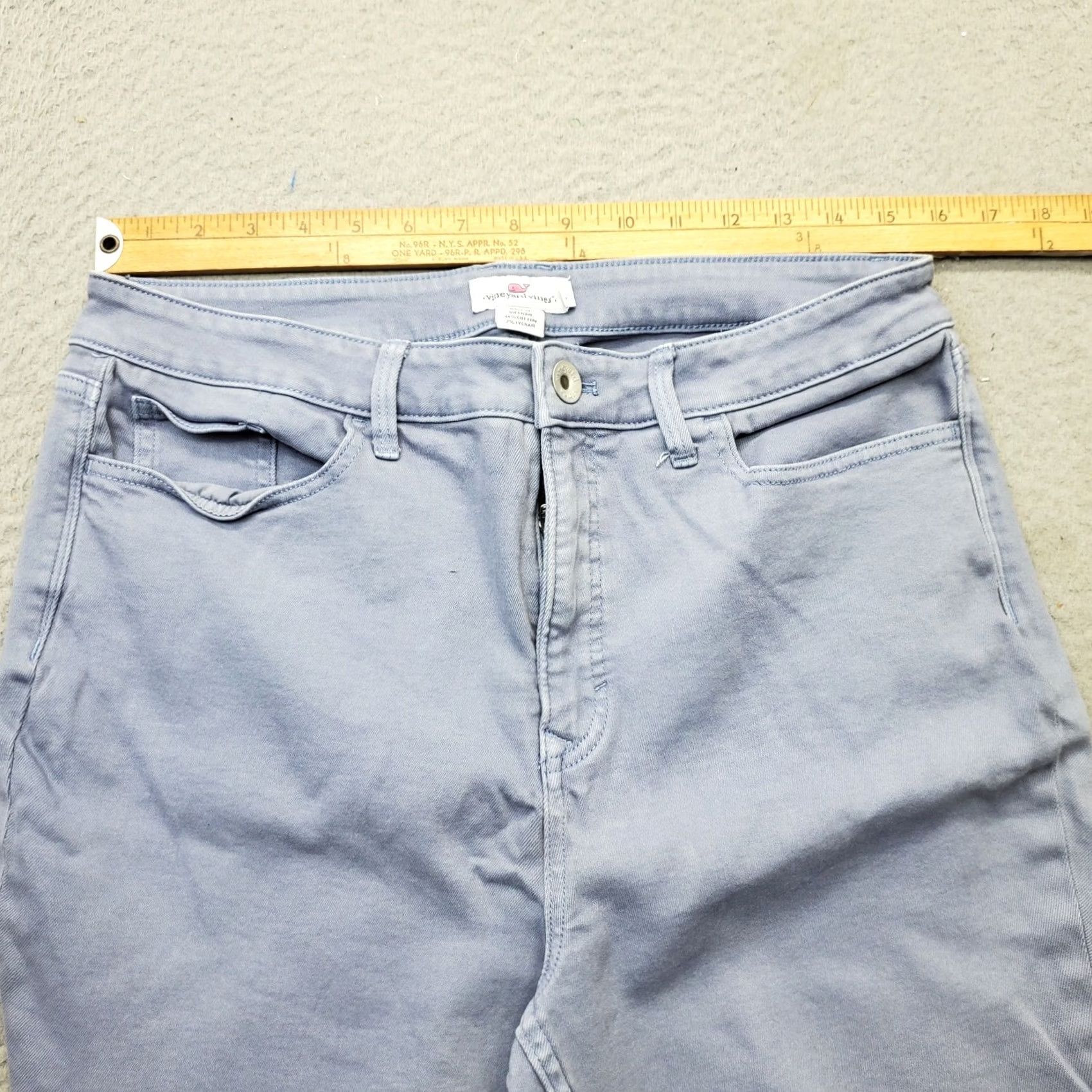 Vineyard Vines Vineyard Vines High Rise Skinny Jeans Womens Size 32 Gray Denim 5-Pocket Design Size 24" / US 00 / IT 34 - 5 Thumbnail