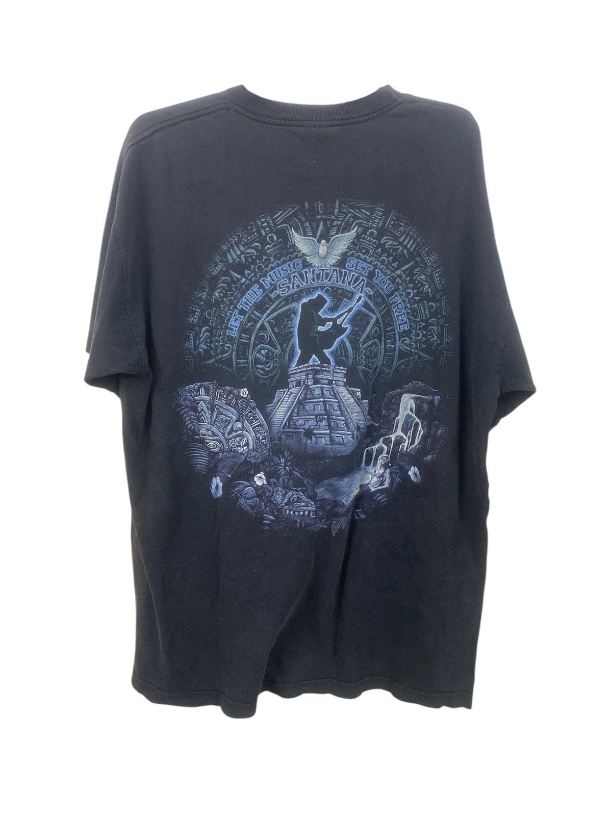 Band Tees Vintage Santana 90s Size US XL / EU 56 / 4 - 1 Thumbnail