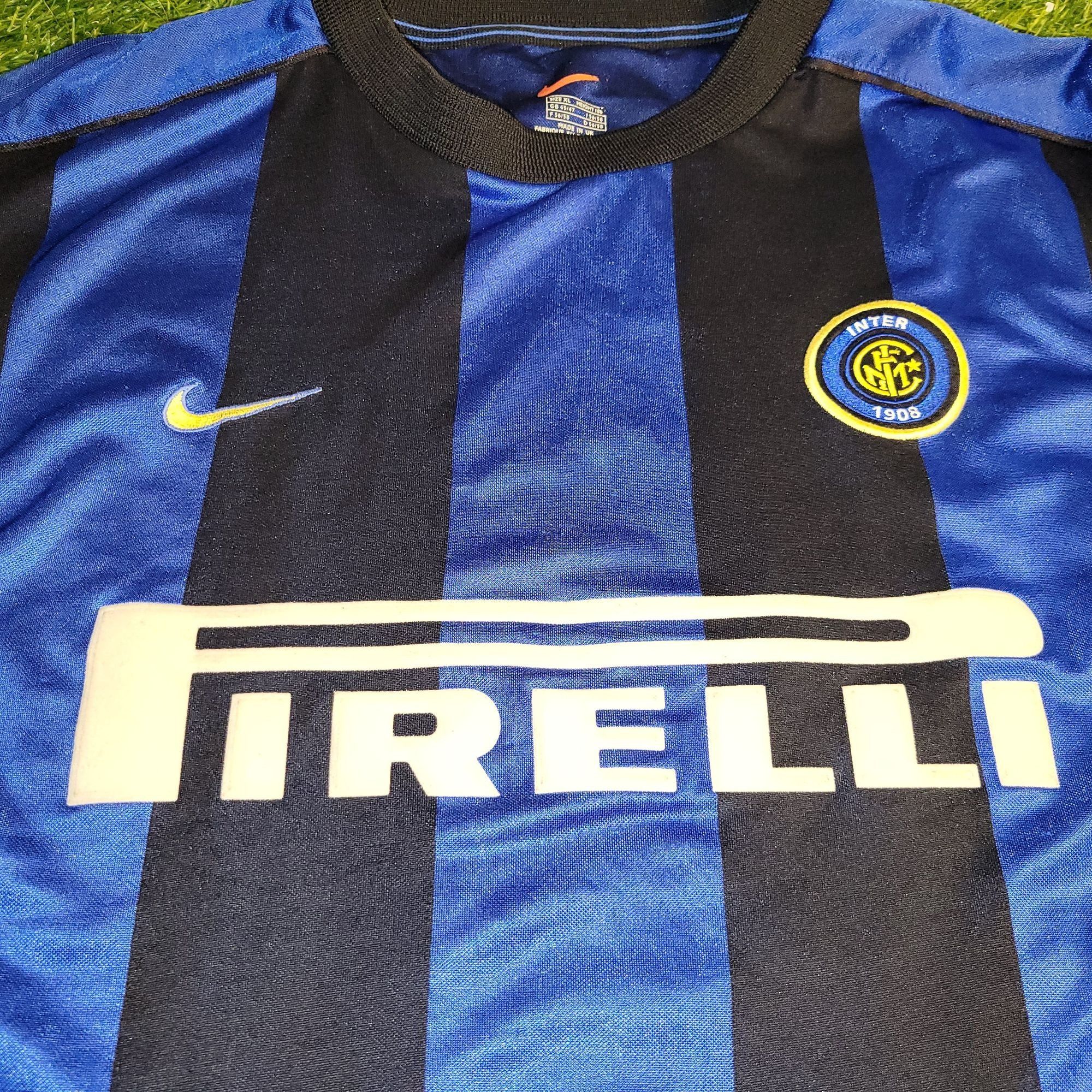 Nike Ronaldo Inter Milan 1999 2000 Soccer Jersey Shirt XL Size US XL / EU 56 / 4 - 3 Thumbnail