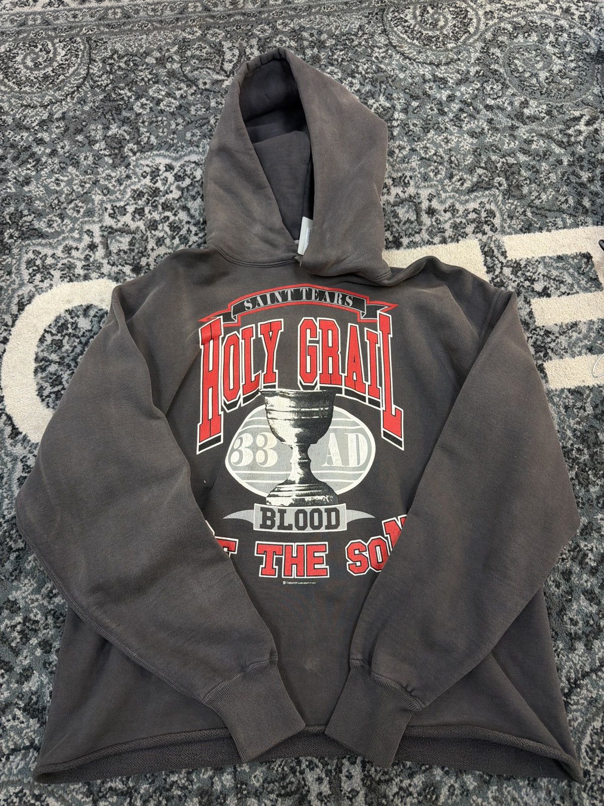 DENIM TEARS × Saint Michael Saint Michael Denim Tears Holy Grail Hoodie black Size US XL / EU 56 / 4 - 1 Thumbnail