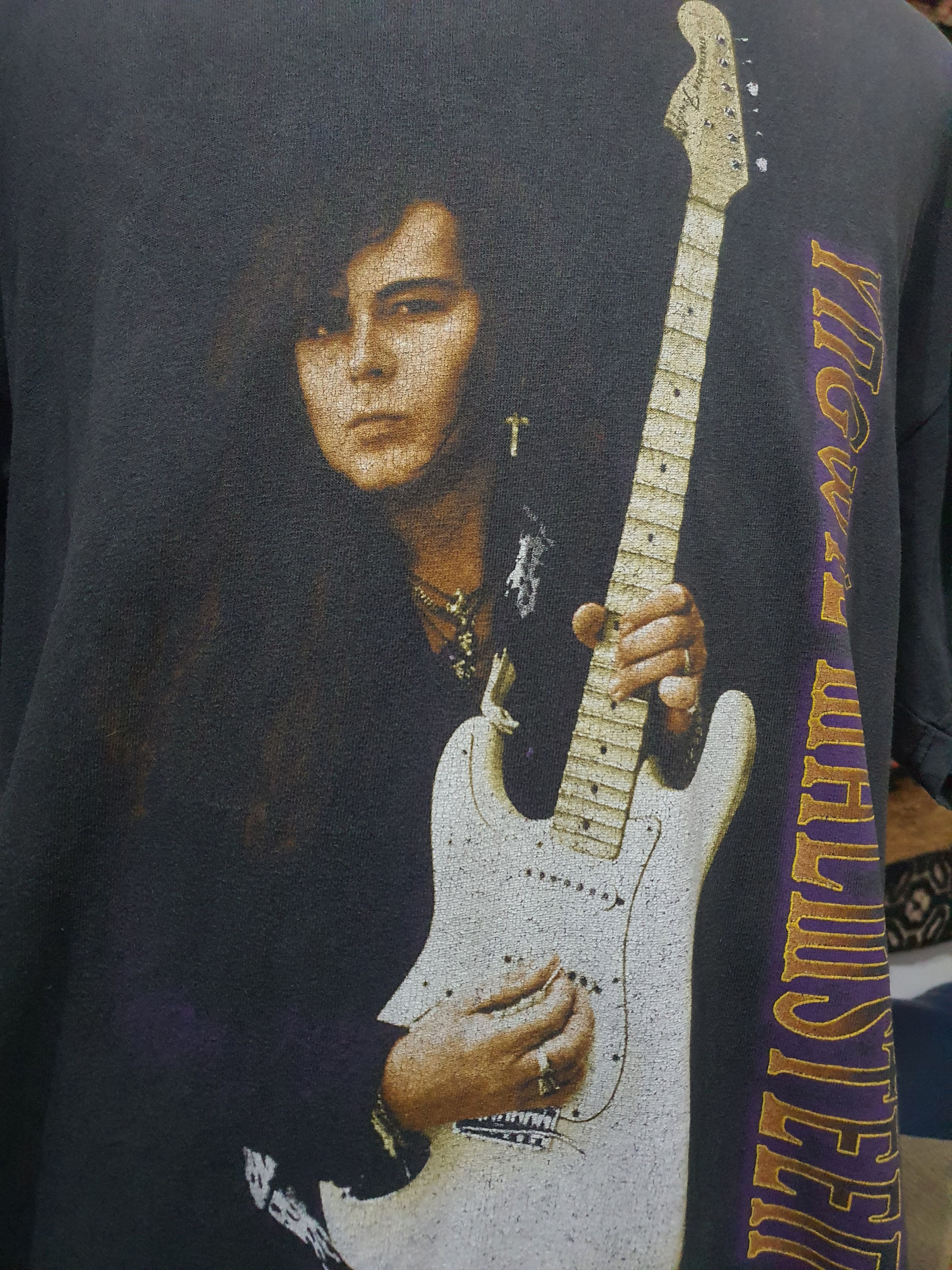 Band Tees 90s Yngwie Malmsteen tourshirt L XL Size US L / EU 52-54 / 3 - 1 Thumbnail