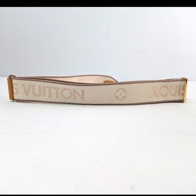 Louis Vuitton o1rshd1 Size: OS / jacquard bandoulière bag strap in Beige Size ONE SIZE - 1 Thumbnail