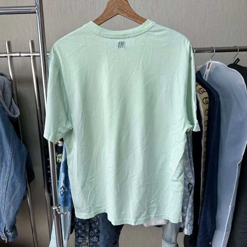 AMI AMIPARIS SS22 Heart Logo Short Sleeve T-shirt-2508 Size US S / EU 44-46 / 1 - 2 Thumbnail