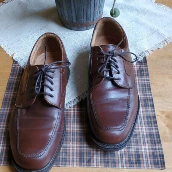 Stafford Stafford Sz 10.5M Brown Tie Dress Shoes Size US 10.5 / EU 43-44 - 2 Thumbnail