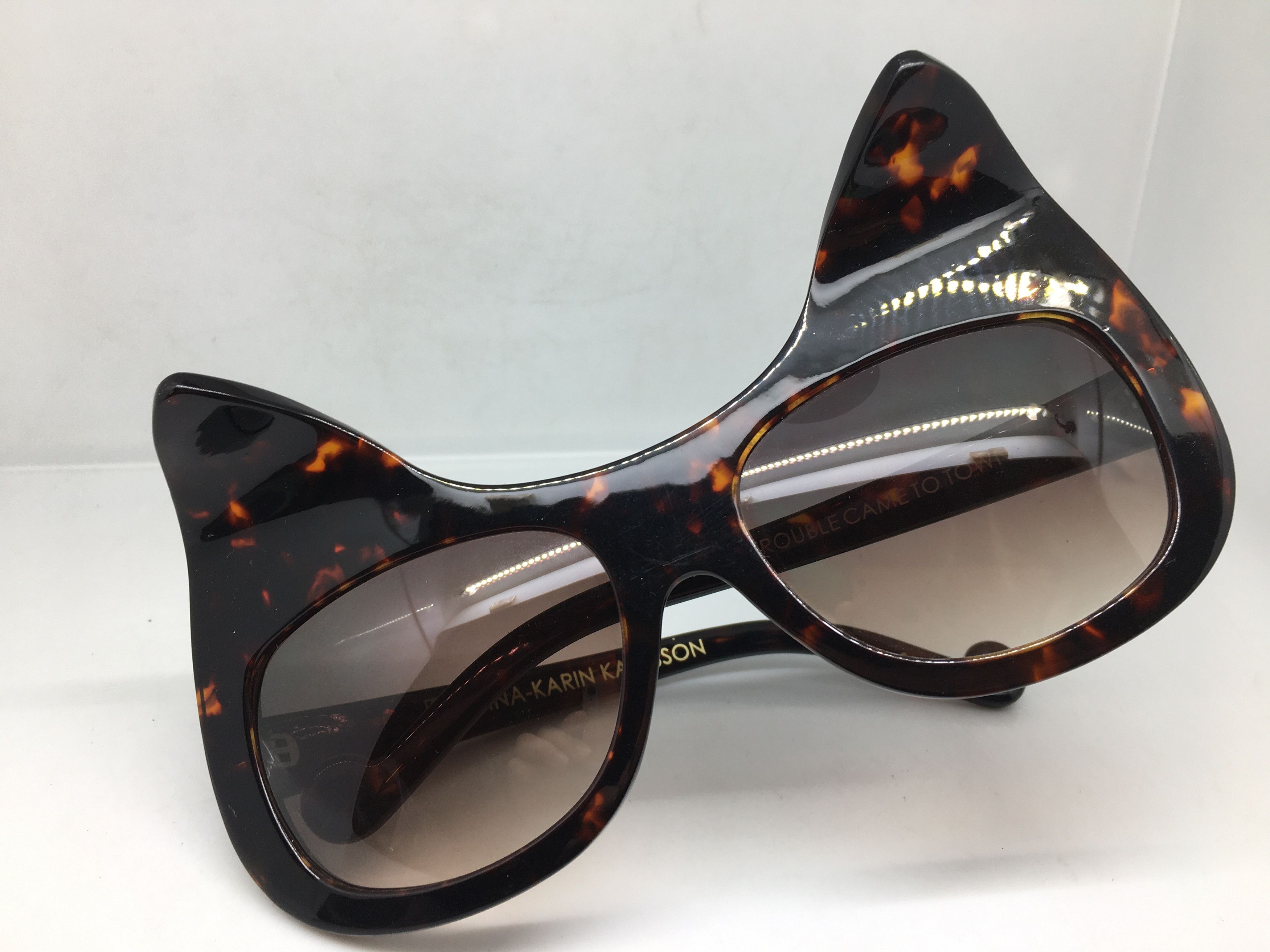 Other Ana-Karin Karlsson Handmade Tortoise Oversize Sunglasses Size ONE SIZE - 7 Thumbnail