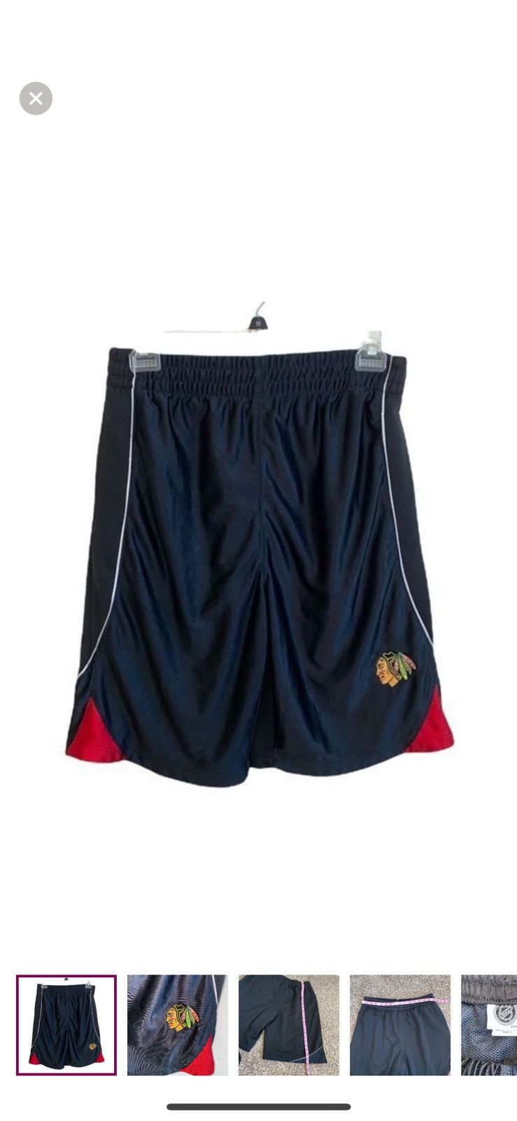 NHL NHL‎ Chicago Blackhawks hockey men’s large athletic short Size US 36 / EU 52 - 1 Thumbnail