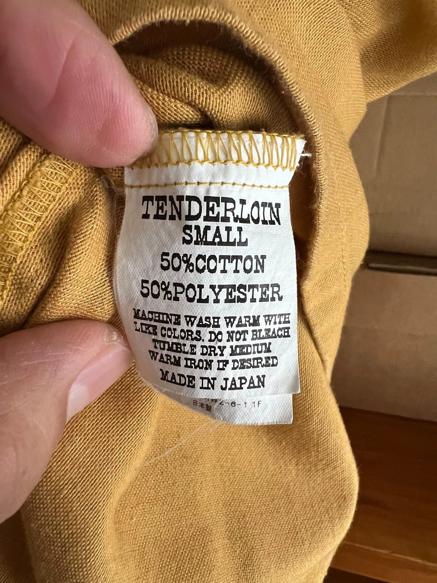 Tenderloin Tenderloin Yellow Short Sleeve Bowling Shirt Size S Size US S / EU 44-46 / 1 - 5 Thumbnail