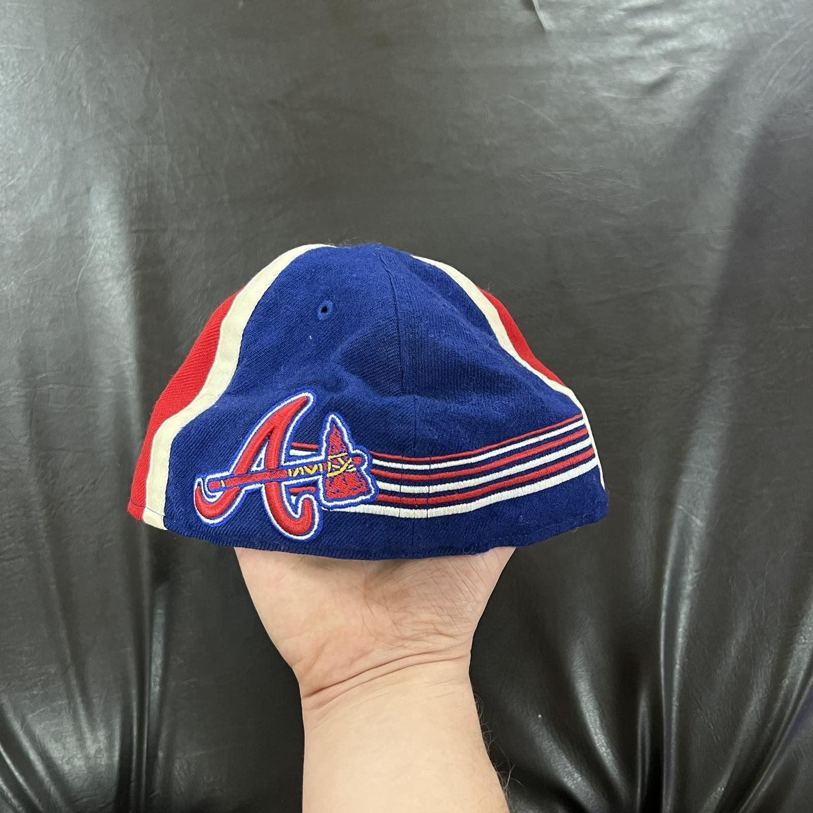 MLB × New Era × Vintage Atlanta Braves New Era MLB Hat Cap Vintage 90s Size ONE SIZE - 3 Thumbnail