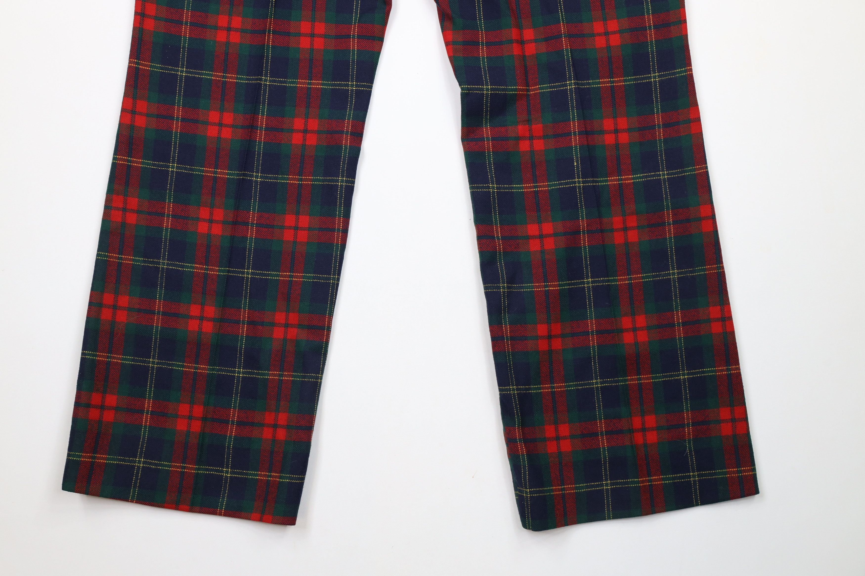Vintage Vintage 60s 70s Streetwear Leg Bell Bottoms Pants Plaid USA Size US 36 / EU 52 - 11 Thumbnail