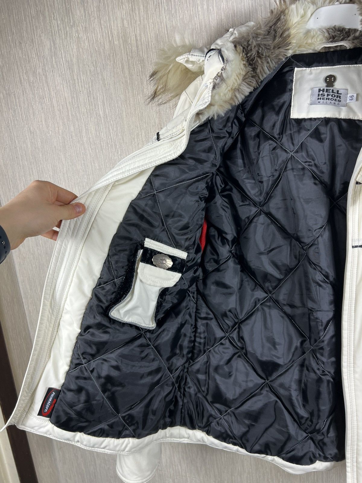 Moncler Vintage Hell is for Heroes y2k real fur ski juicy jacket Size L / US 10 / IT 46 - 14 Thumbnail