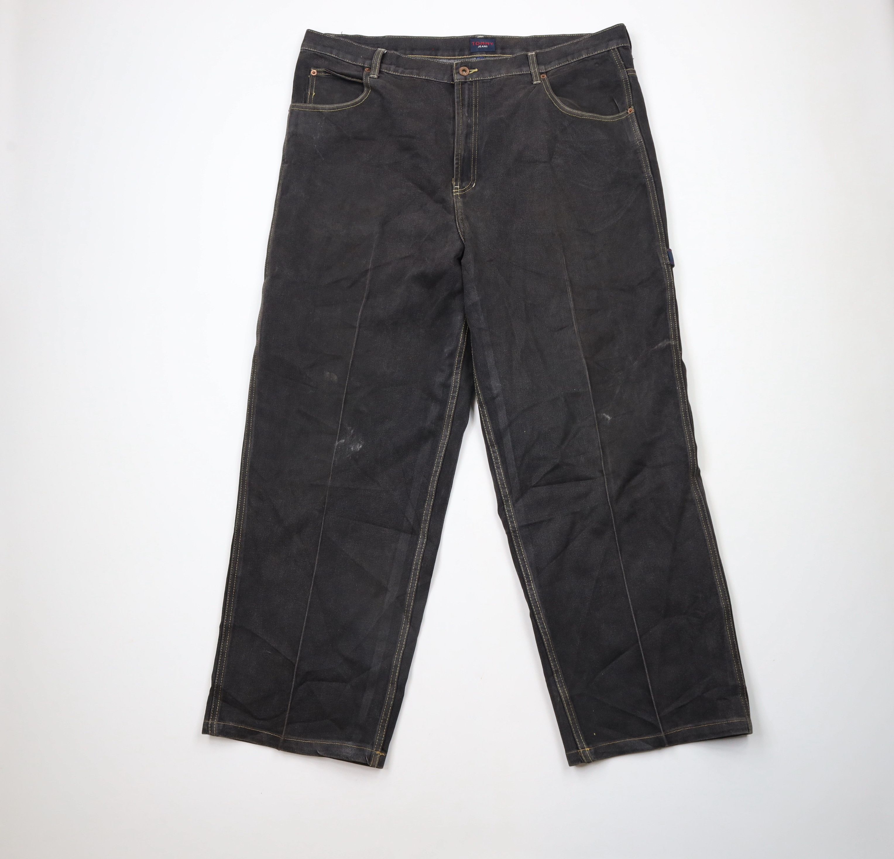 Tommy Hilfiger × Vintage Vintage 90s Tommy Hilfiger Baggy Fit Wide Leg Denim Jeans Size US 40 / EU 56 - 1 Thumbnail