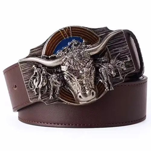 Other 130 cm Bull Cowboy Style Belt Size ONE SIZE - 3 Thumbnail