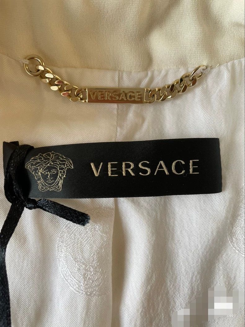 Versace Versace Mulberry silk genuine suit Size S / US 4 / IT 40 - 6 Thumbnail