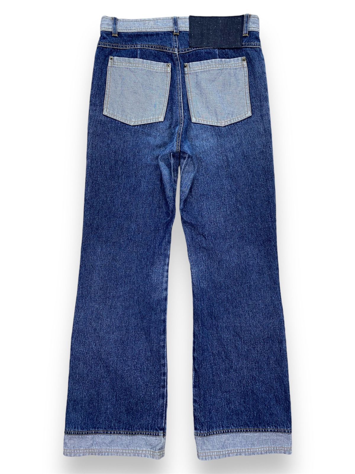 Blue Blue Japan Betty’s Blue by Shinji Abe Flare Denim Size 29" - 3 Thumbnail